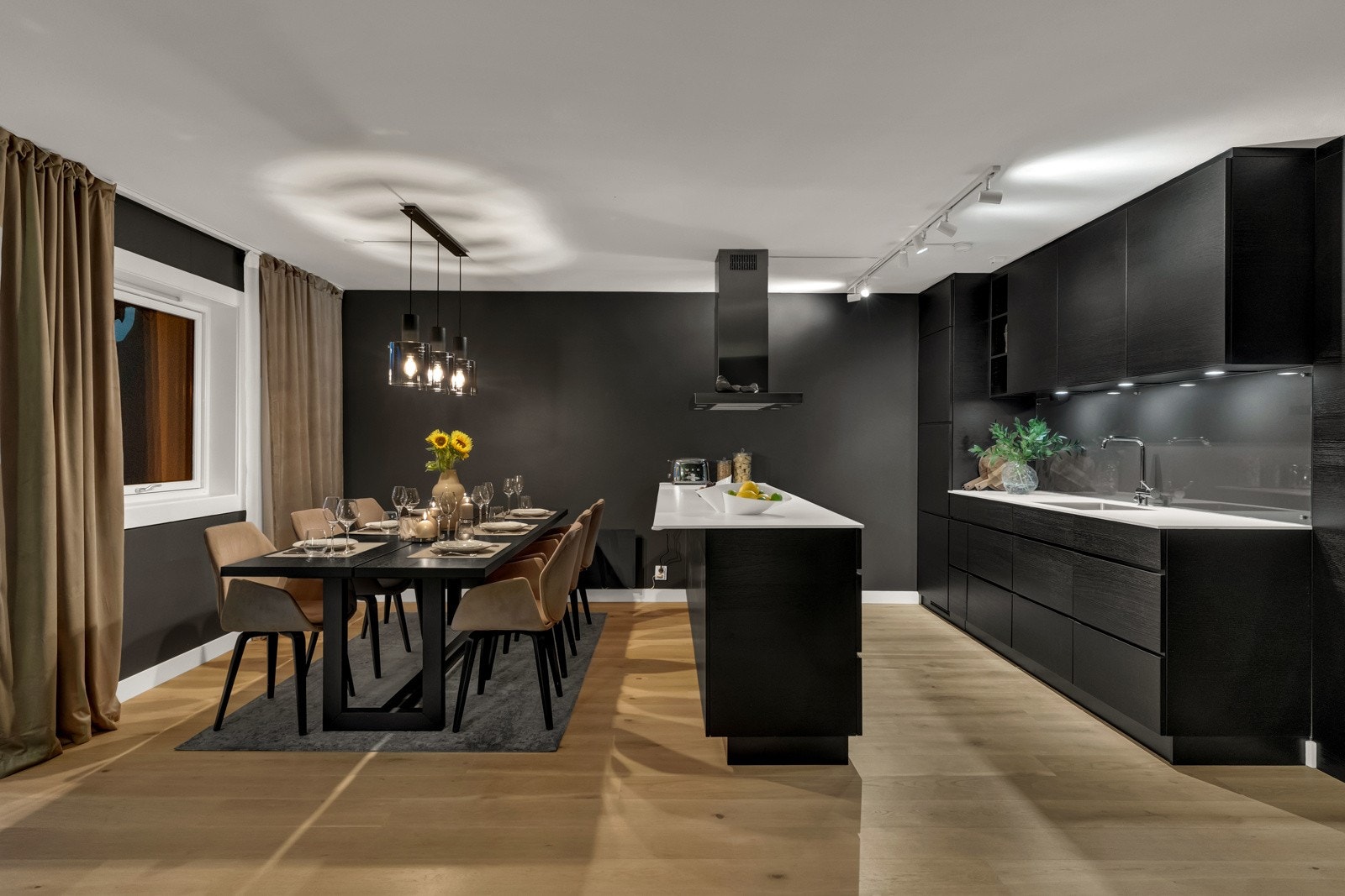 Tidsriktig og moderne fargevalg. Galleribilde