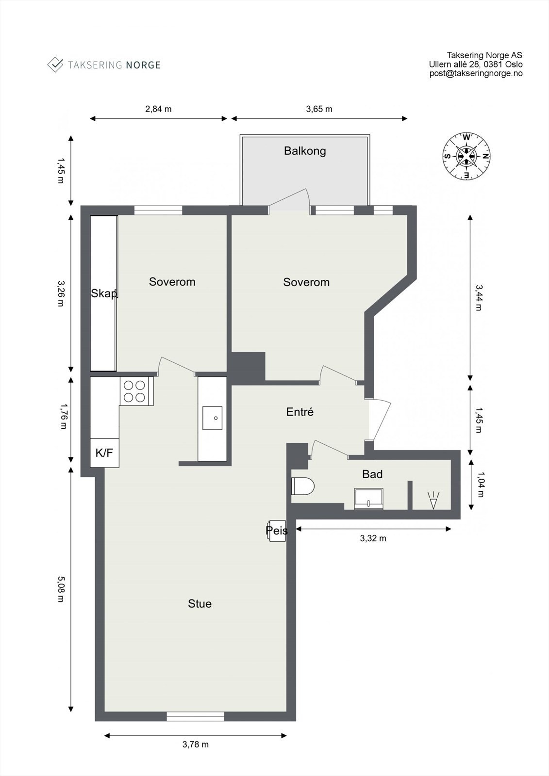 Plantegning Galleribilde