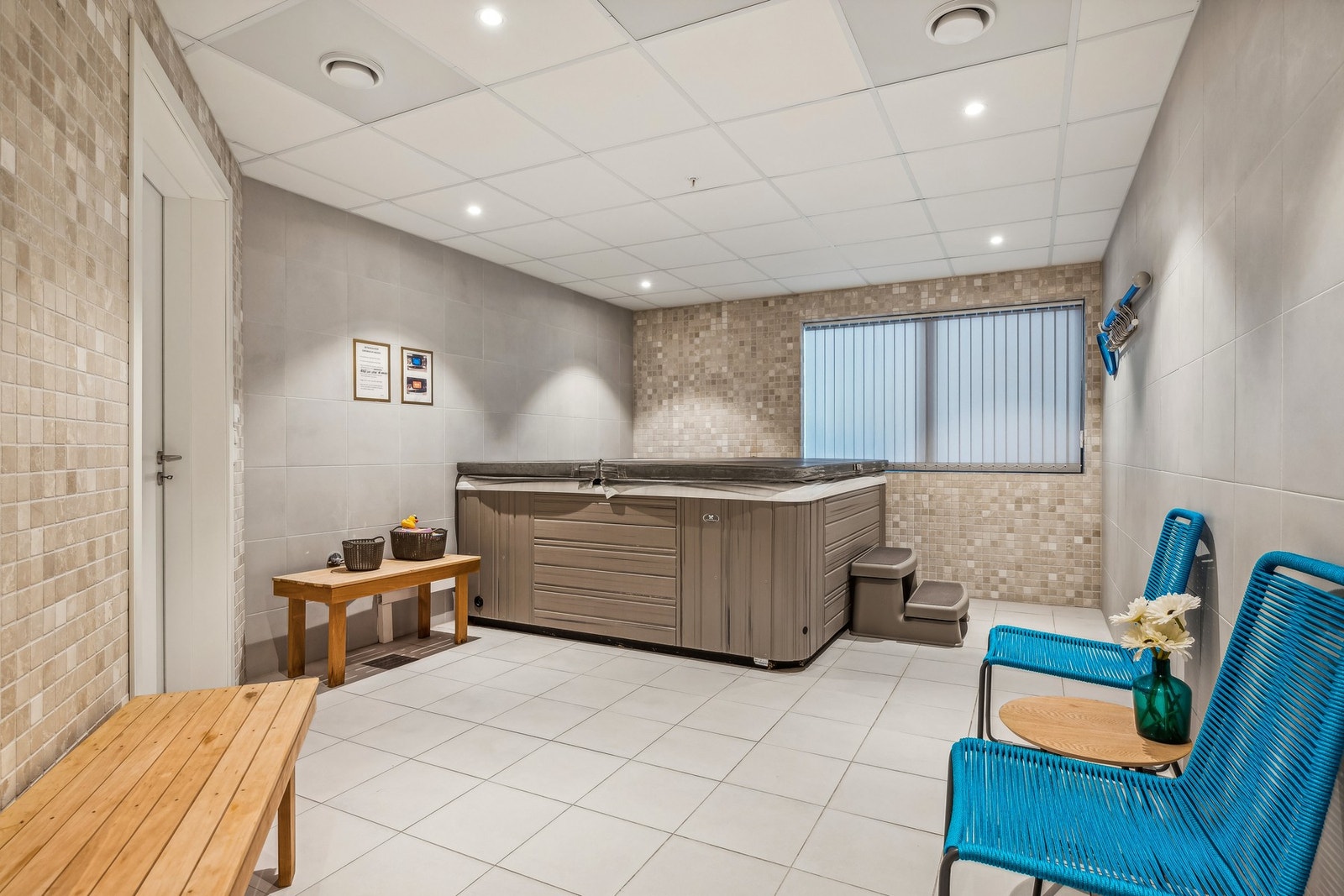 I tillegg er det jacuzzi og badstu som kan benyttes av alle beboerne. Galleribilde