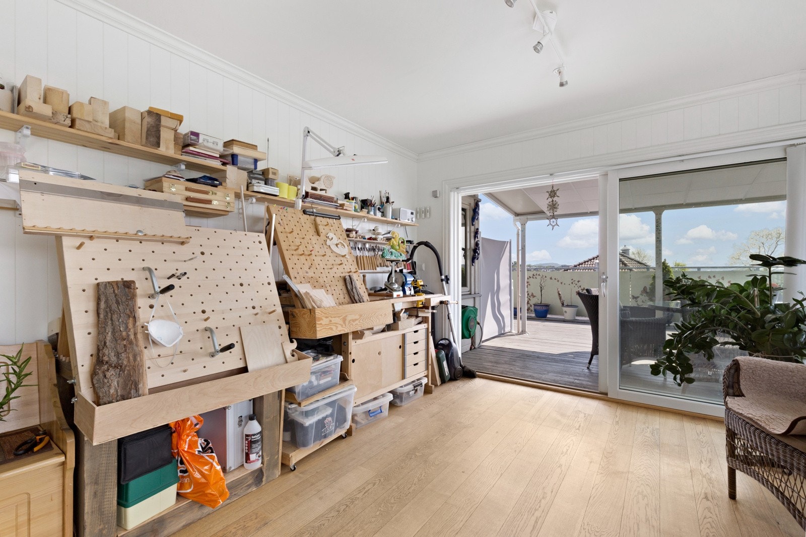 Her er det god plass til hobbyaktiviteter! Galleribilde