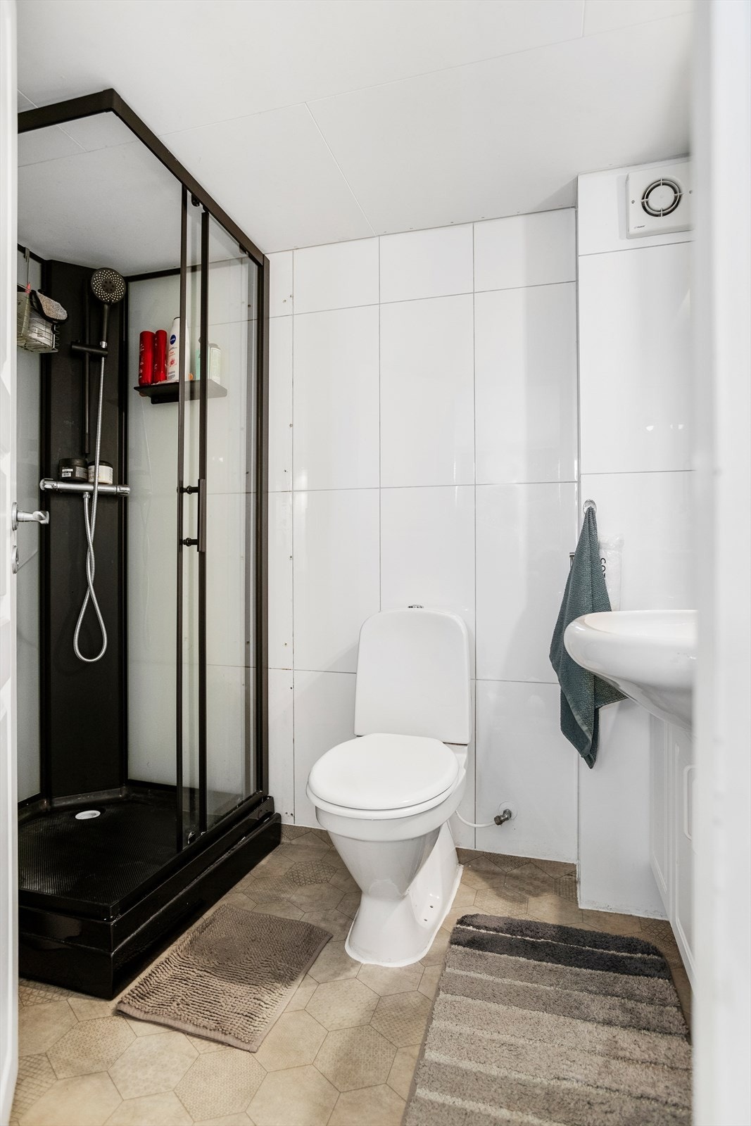 Rommet har opplegg for vaskemaskin Galleribilde