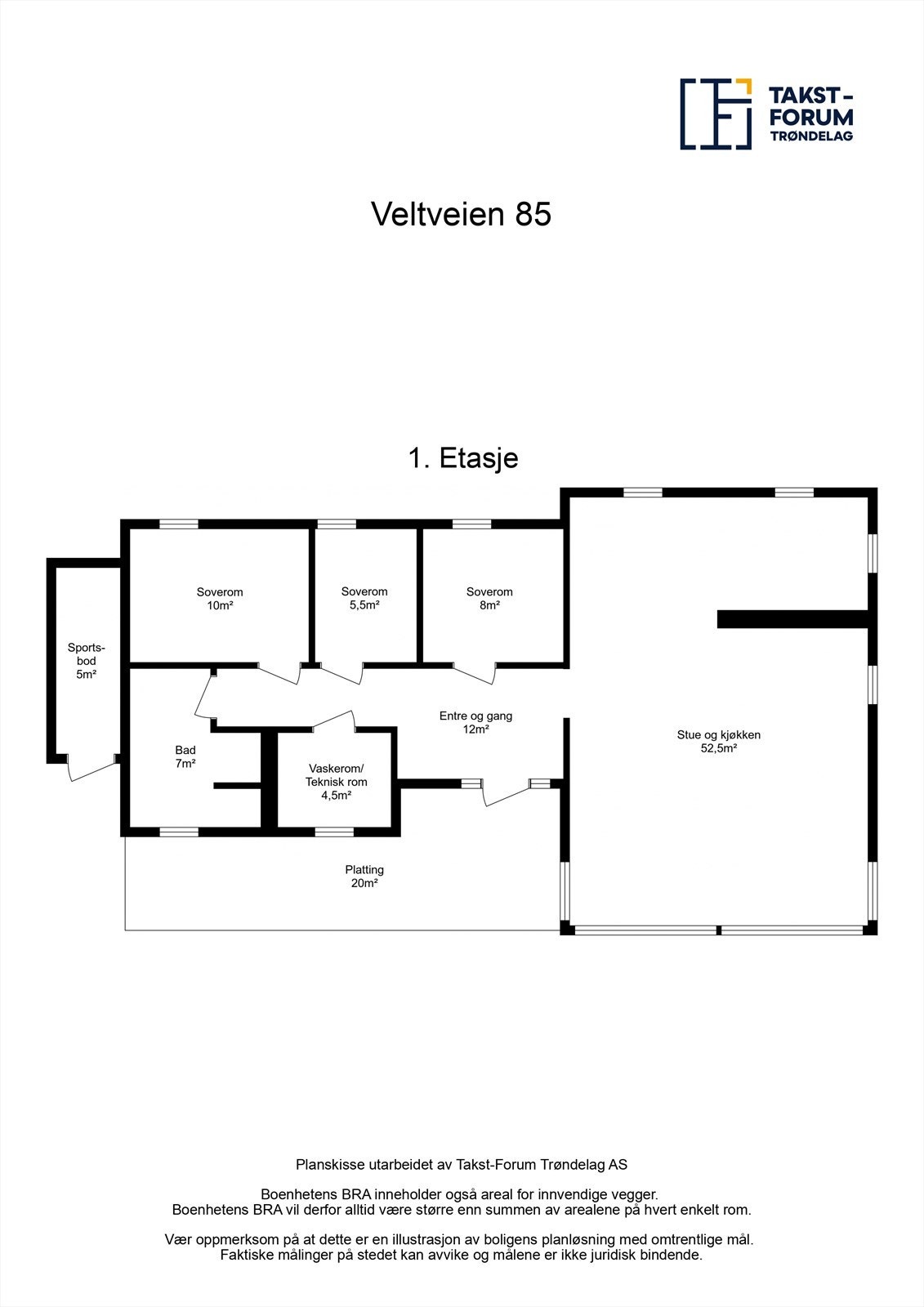 Planskisse Galleribilde