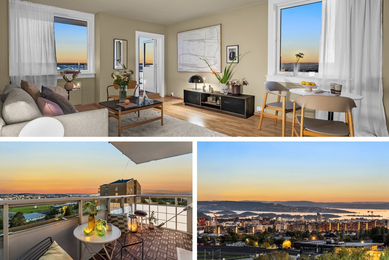 Elisabeth Nilsen v/DNB Eiendom har gleden av å presentere Refstadsvingen 3 - En flott leilighet med fjord- og byutsikt! Galleribilde