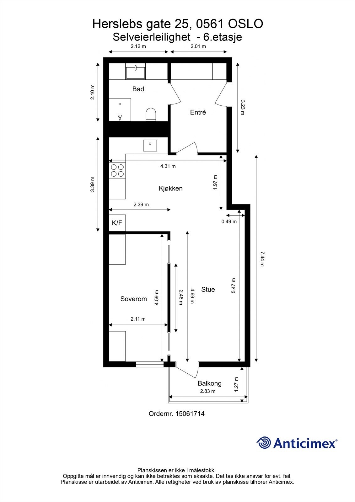 Plantegning Galleribilde