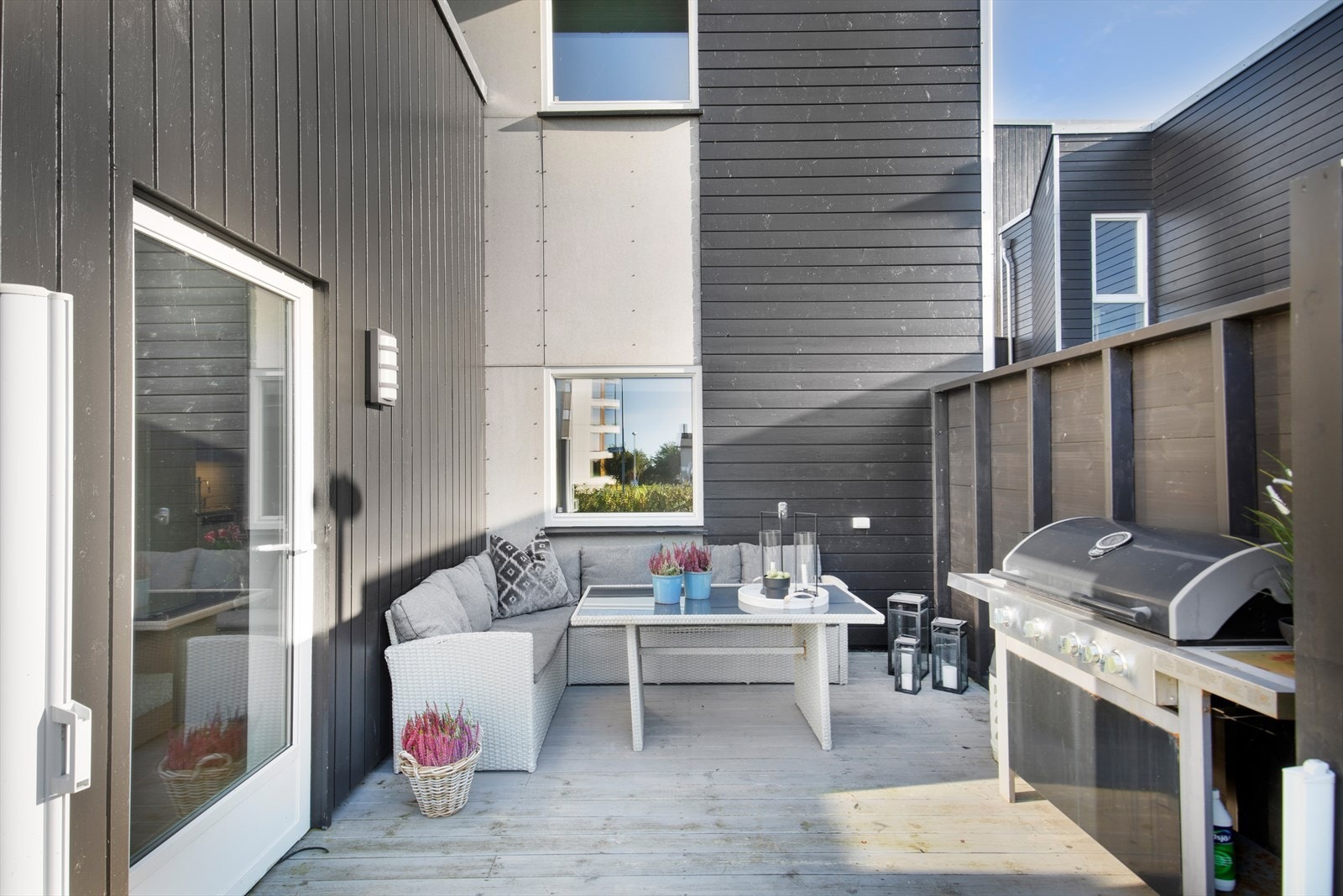 Terrassen har både vann- og strømuttak Galleribilde