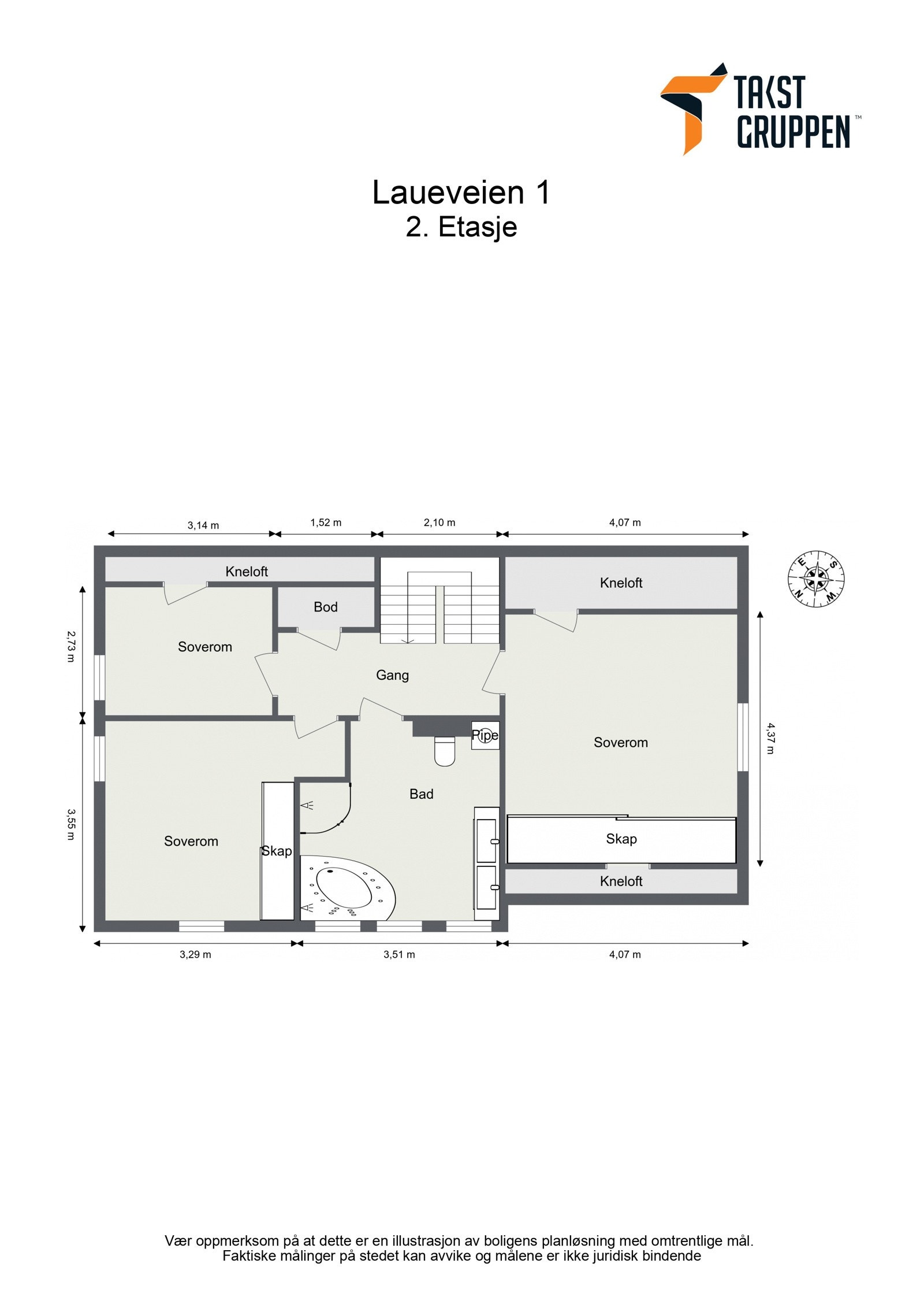 Plantegning 2.etasje. Galleribilde
