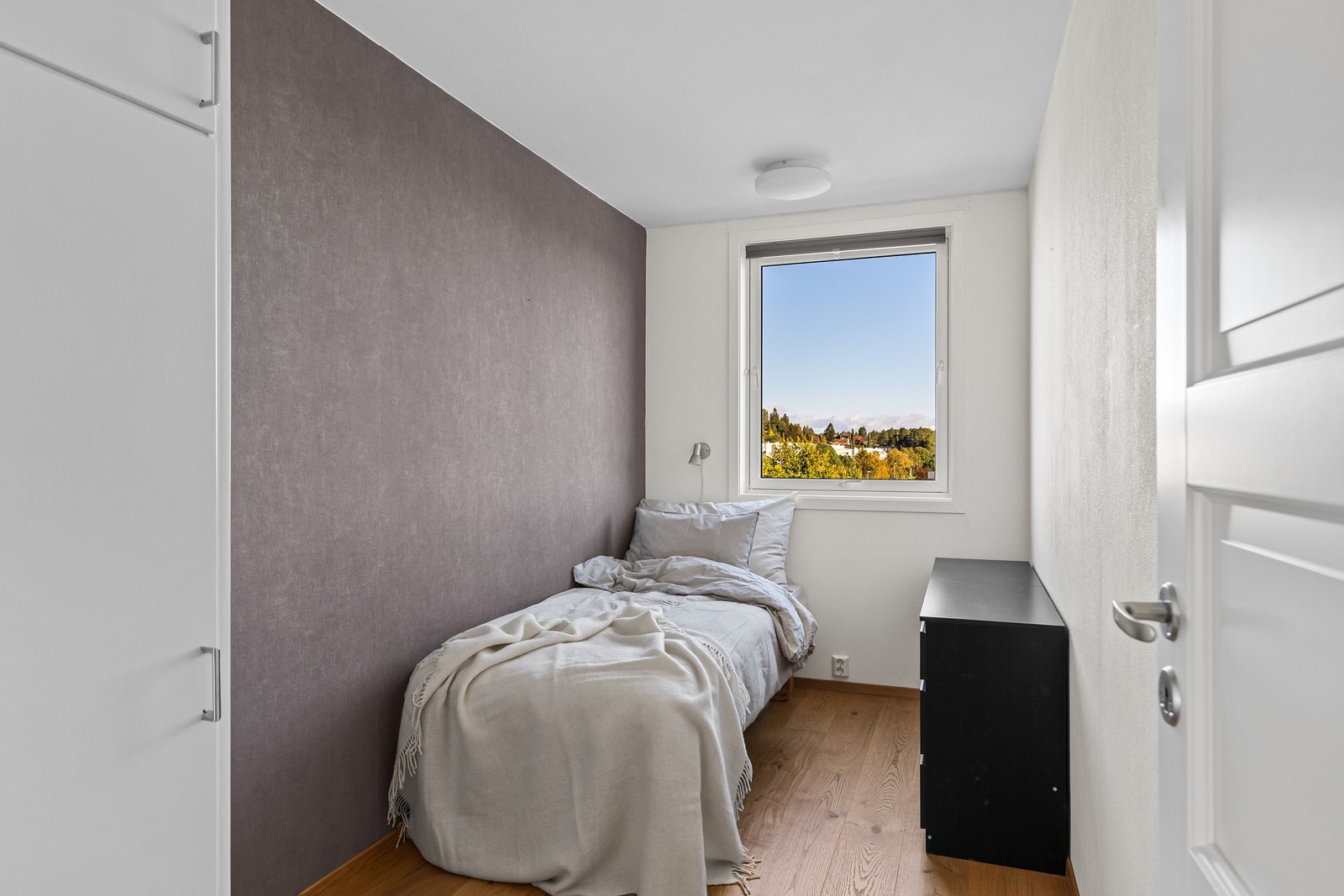 Leilighetens to andre soverom er begge på 7,8 kvm. Galleribilde