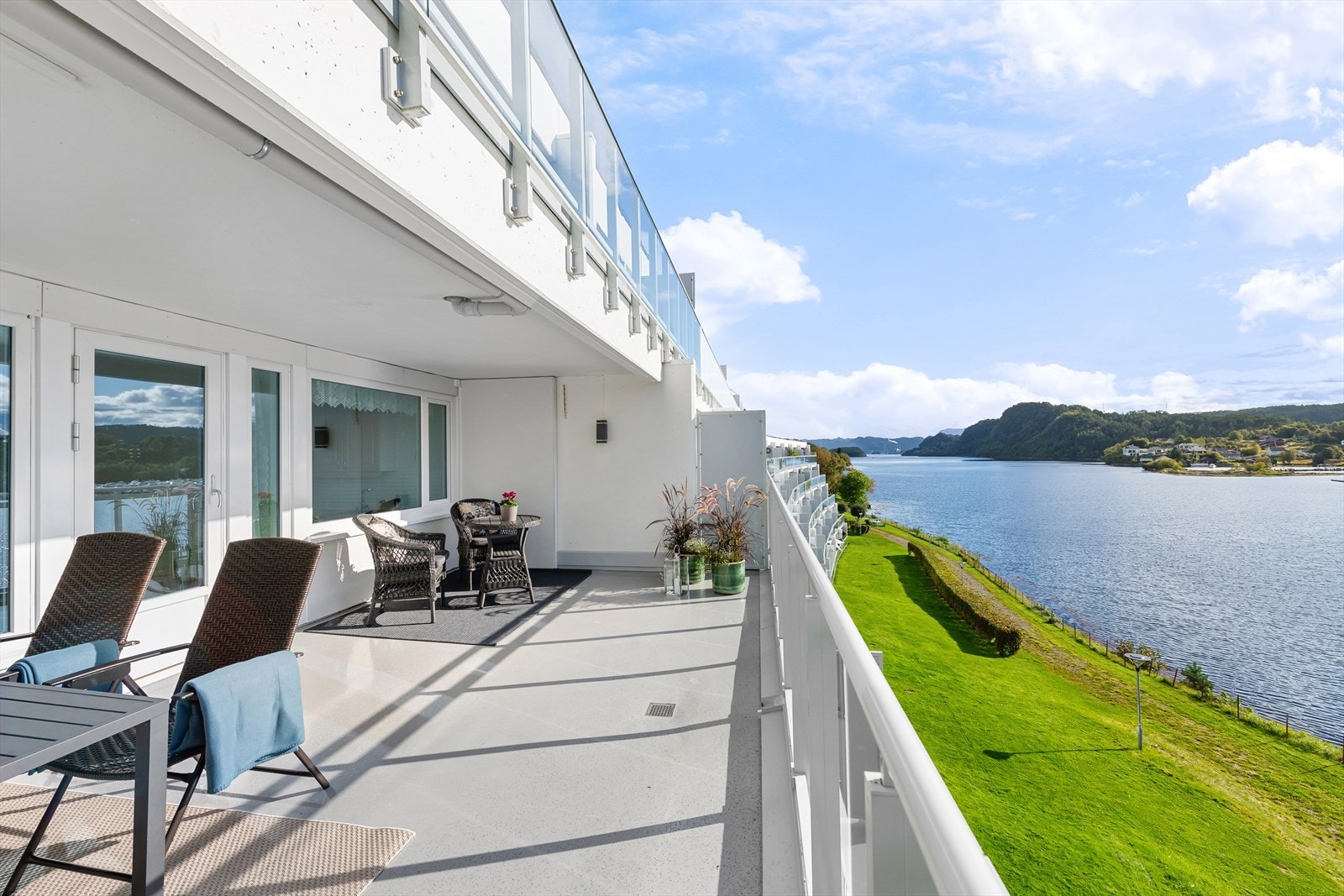 Her kan du nye de gode sol- og utsiktsforholdene. Galleribilde