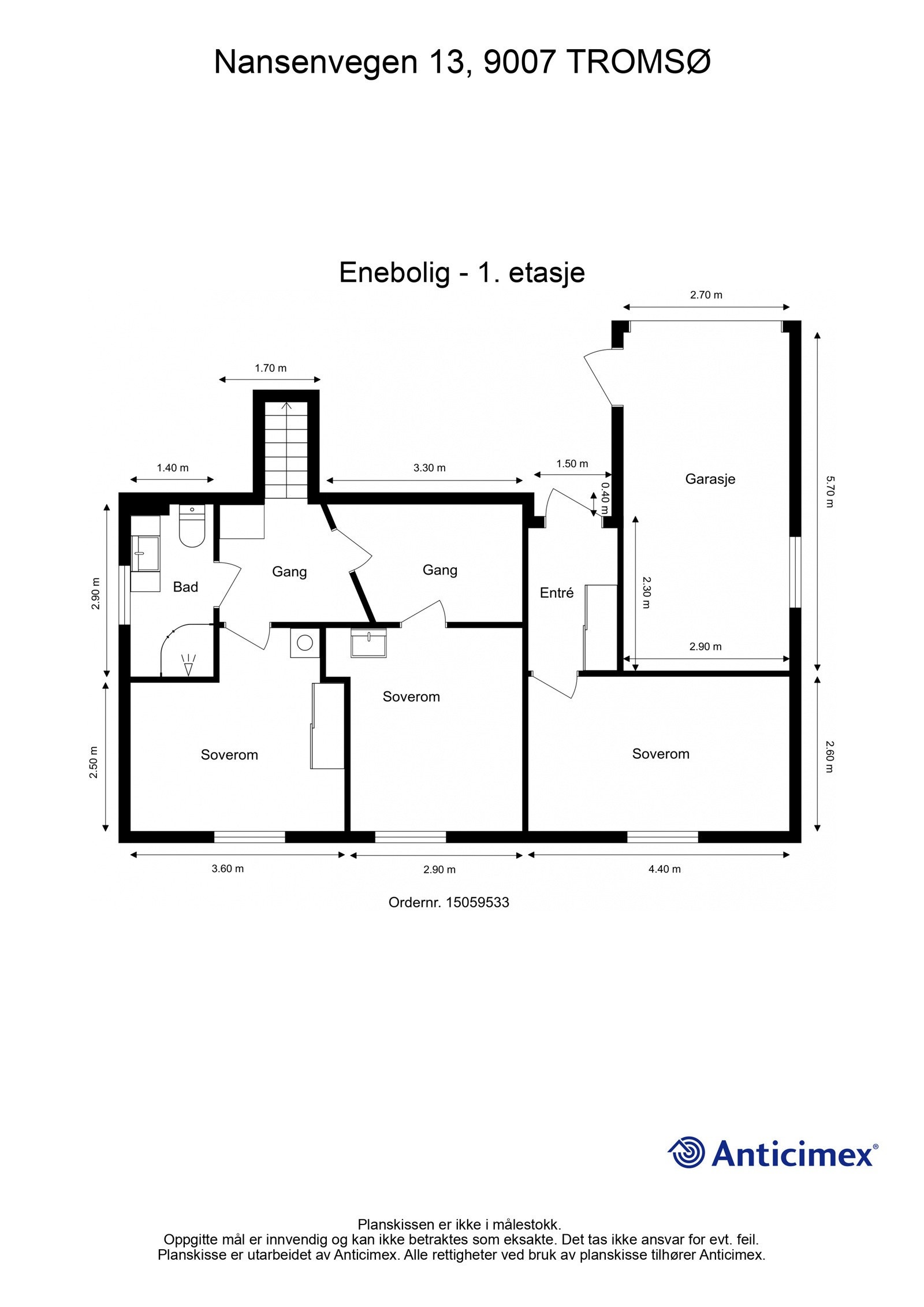Plantegning 1.etasje. Galleribilde
