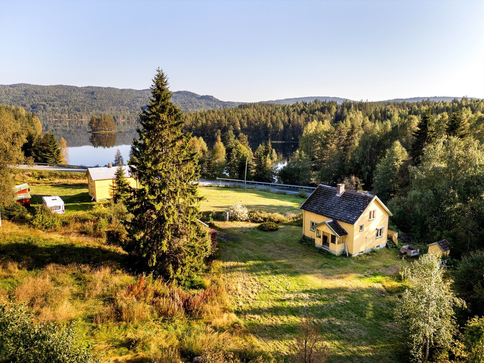 Eiendommen er på ca 78 mål Galleribilde