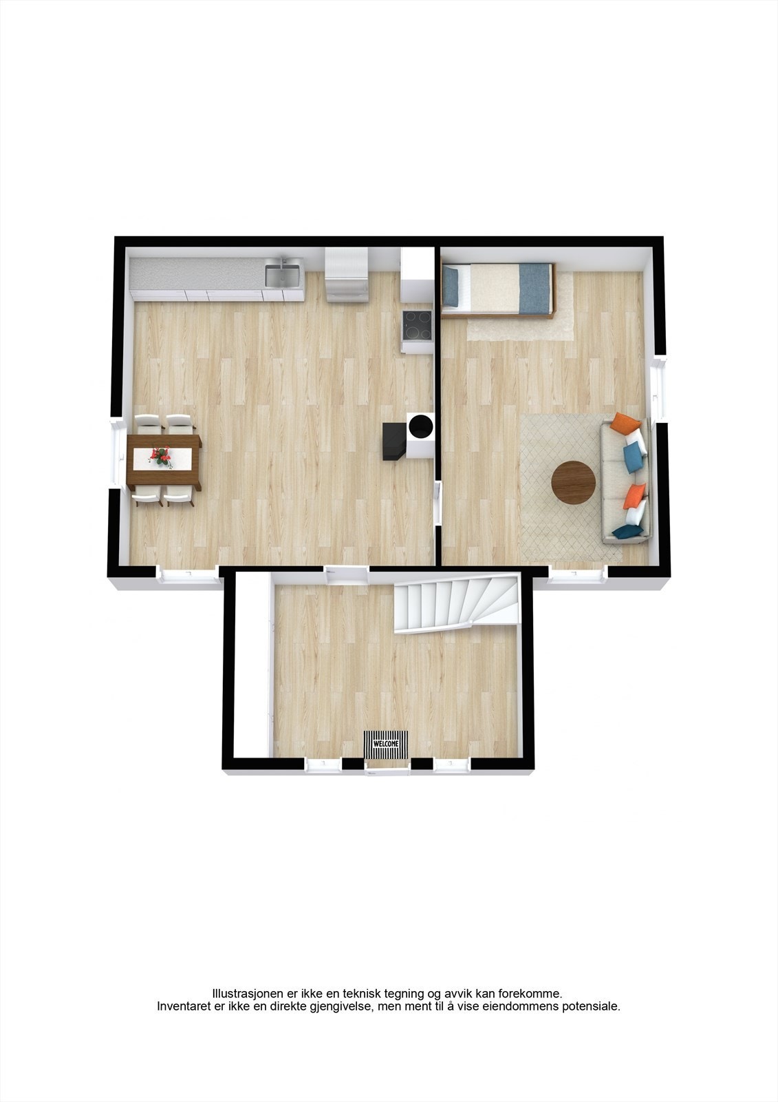 1. etg. nr. 8 Galleribilde