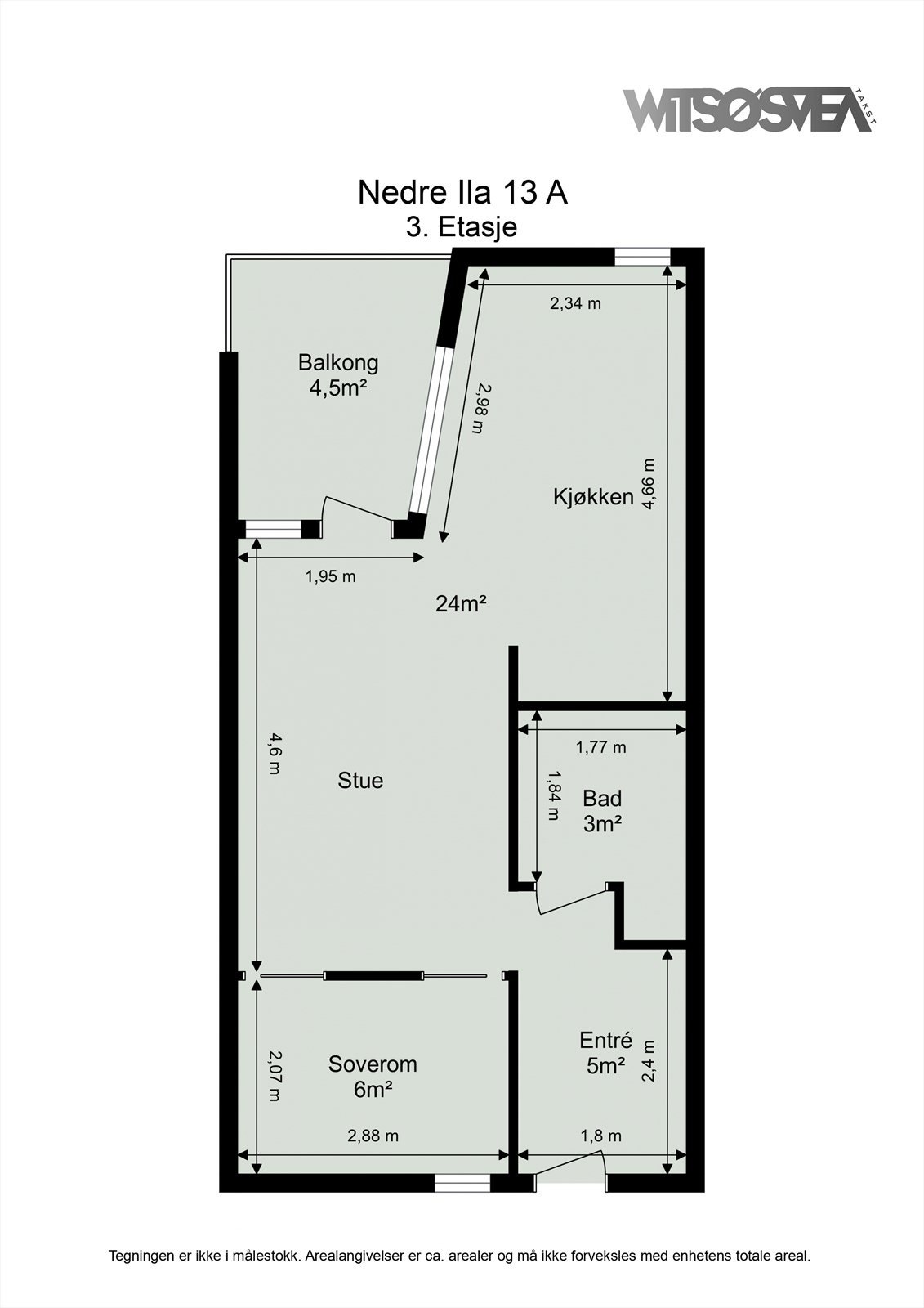 Planskisse Galleribilde