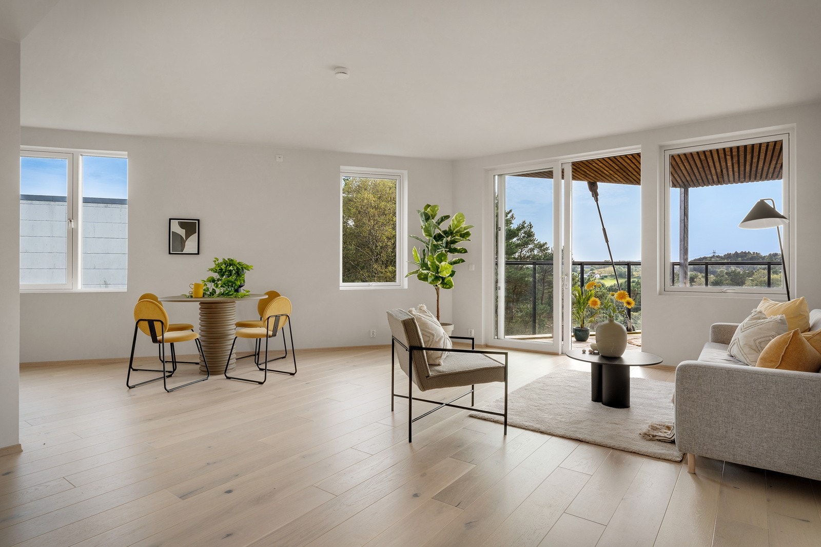 Stue/kjøkken er på hele 41 kvm. Galleribilde