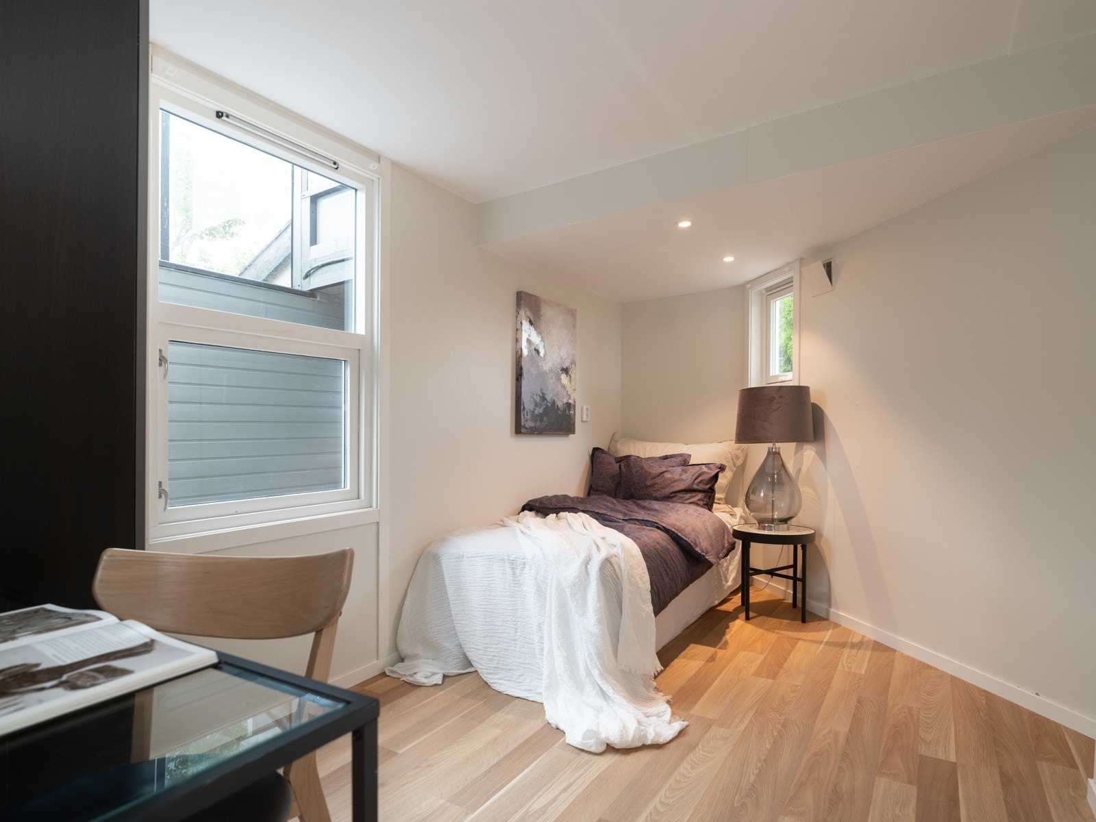 Soverommet i første etasje måler 9,5 kvm. Galleribilde