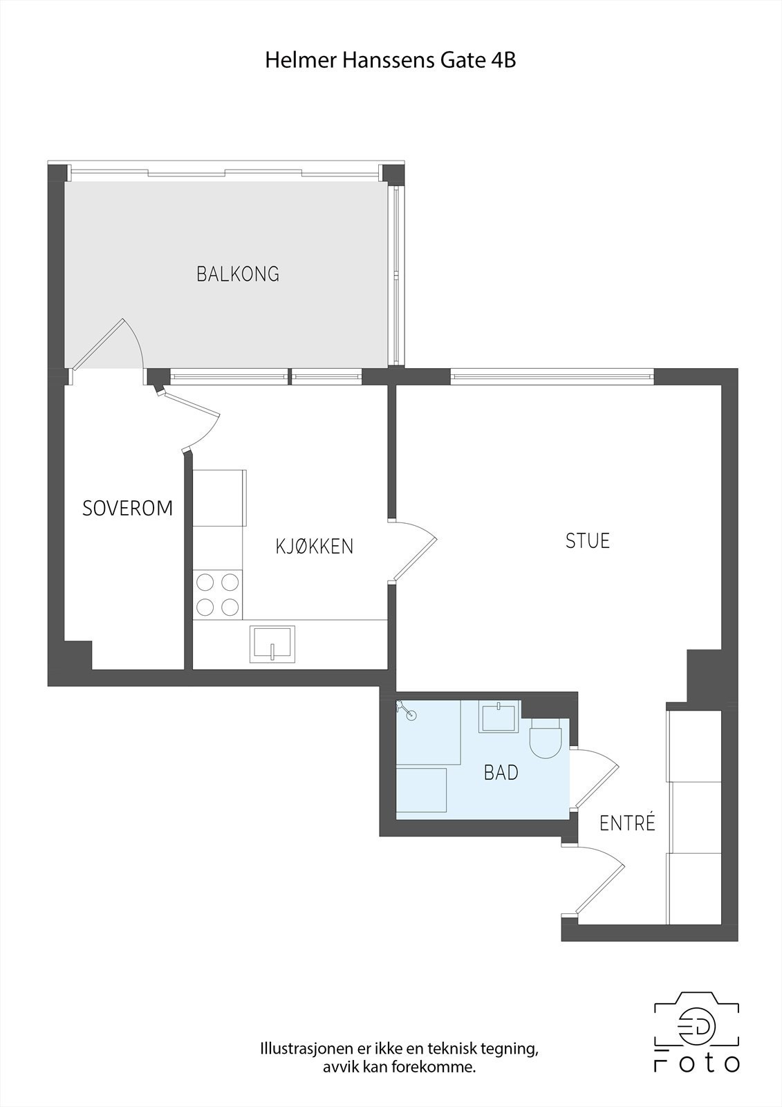 Plantegning Galleribilde