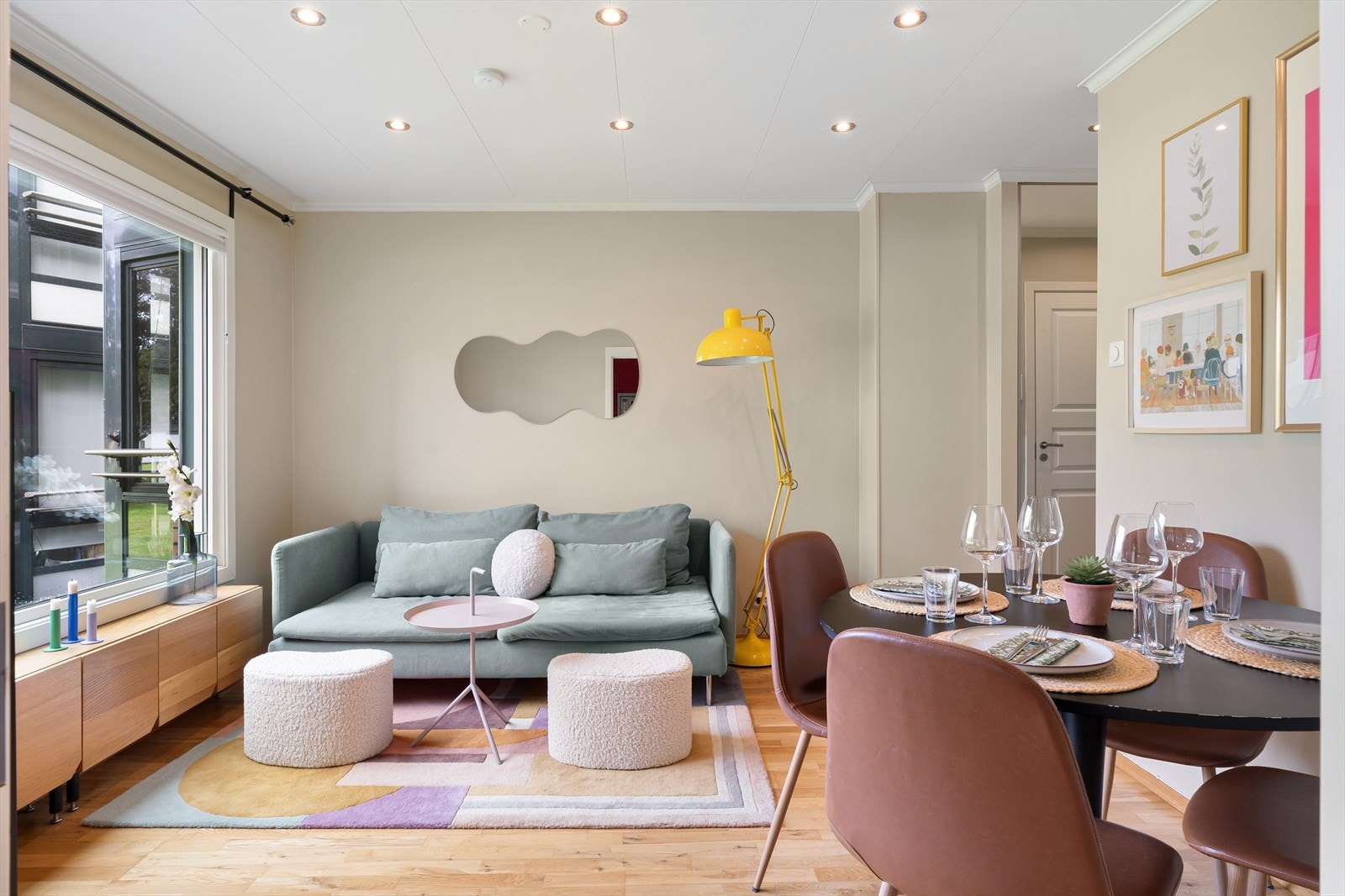 Downlights i tak Galleribilde