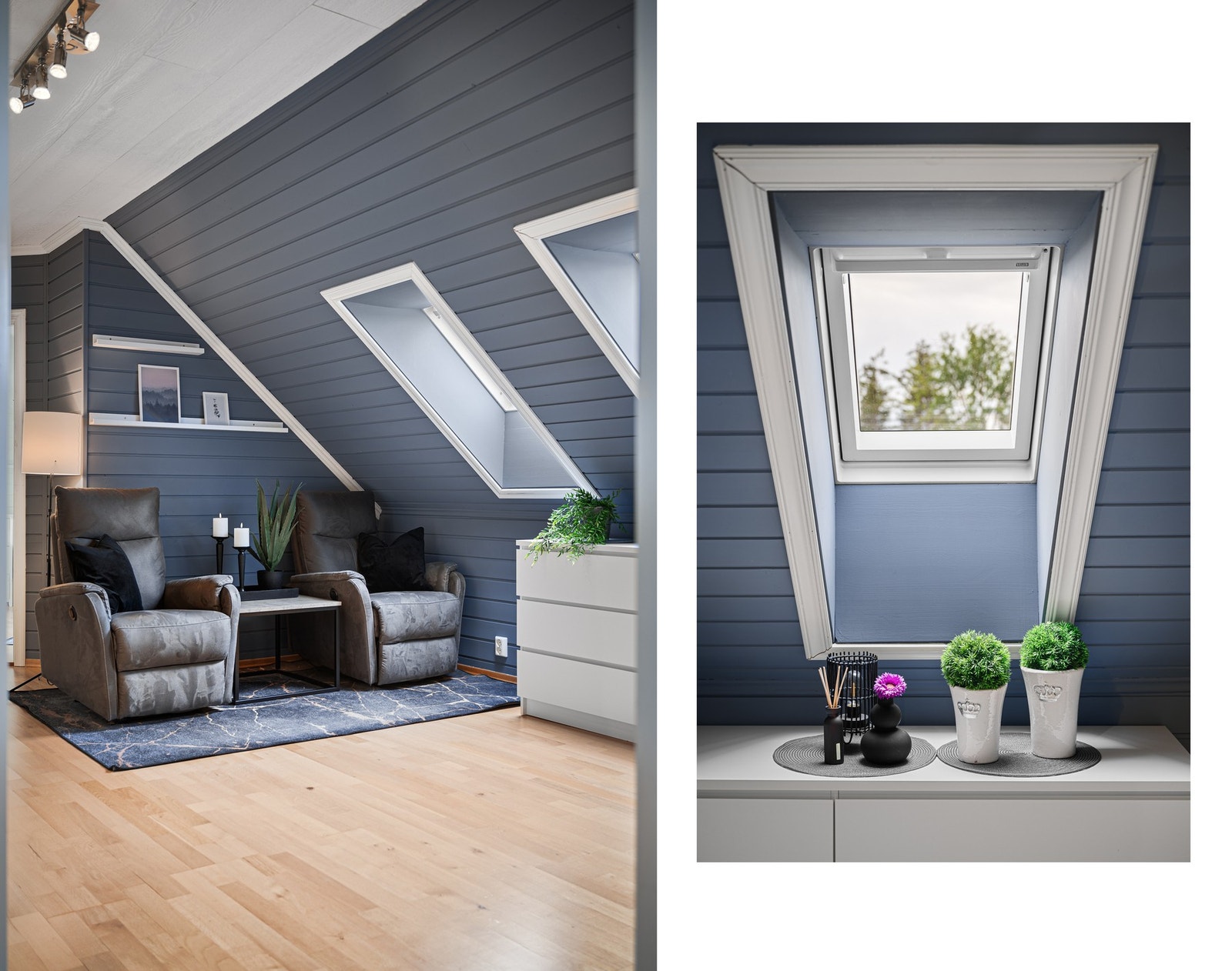 I denne etasjen finner du loftstue, et ekstra bad, bod og tre soverom Galleribilde