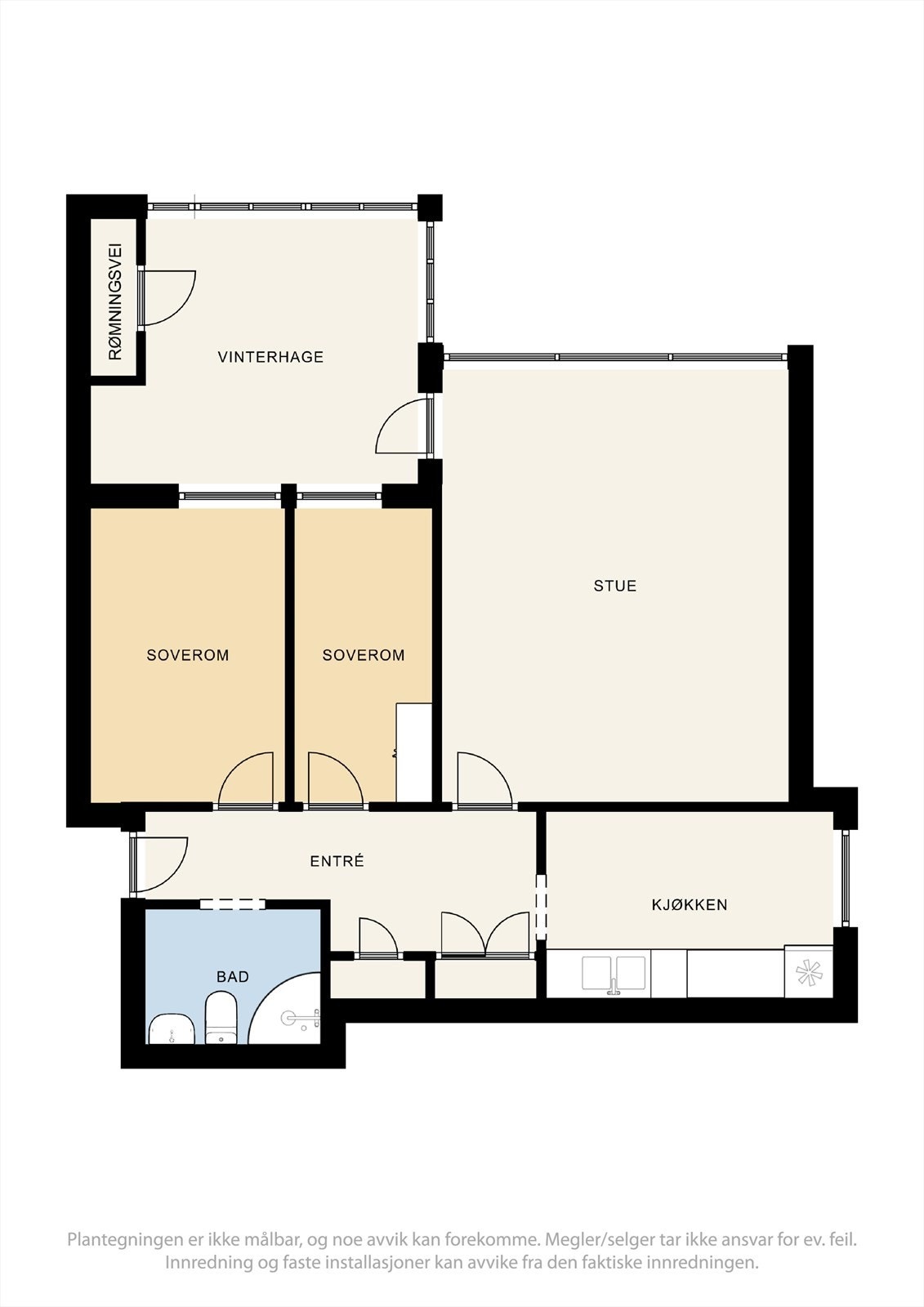 Plantegning 7. etg. Galleribilde