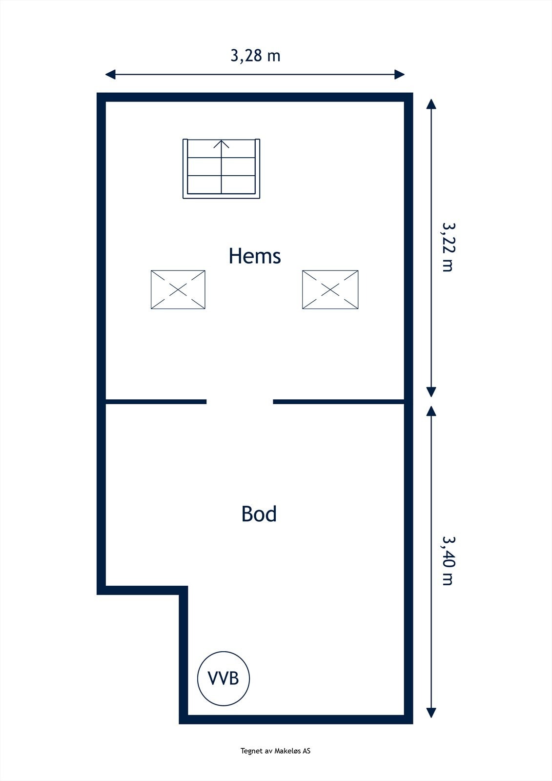 Plantegning hems. Galleribilde