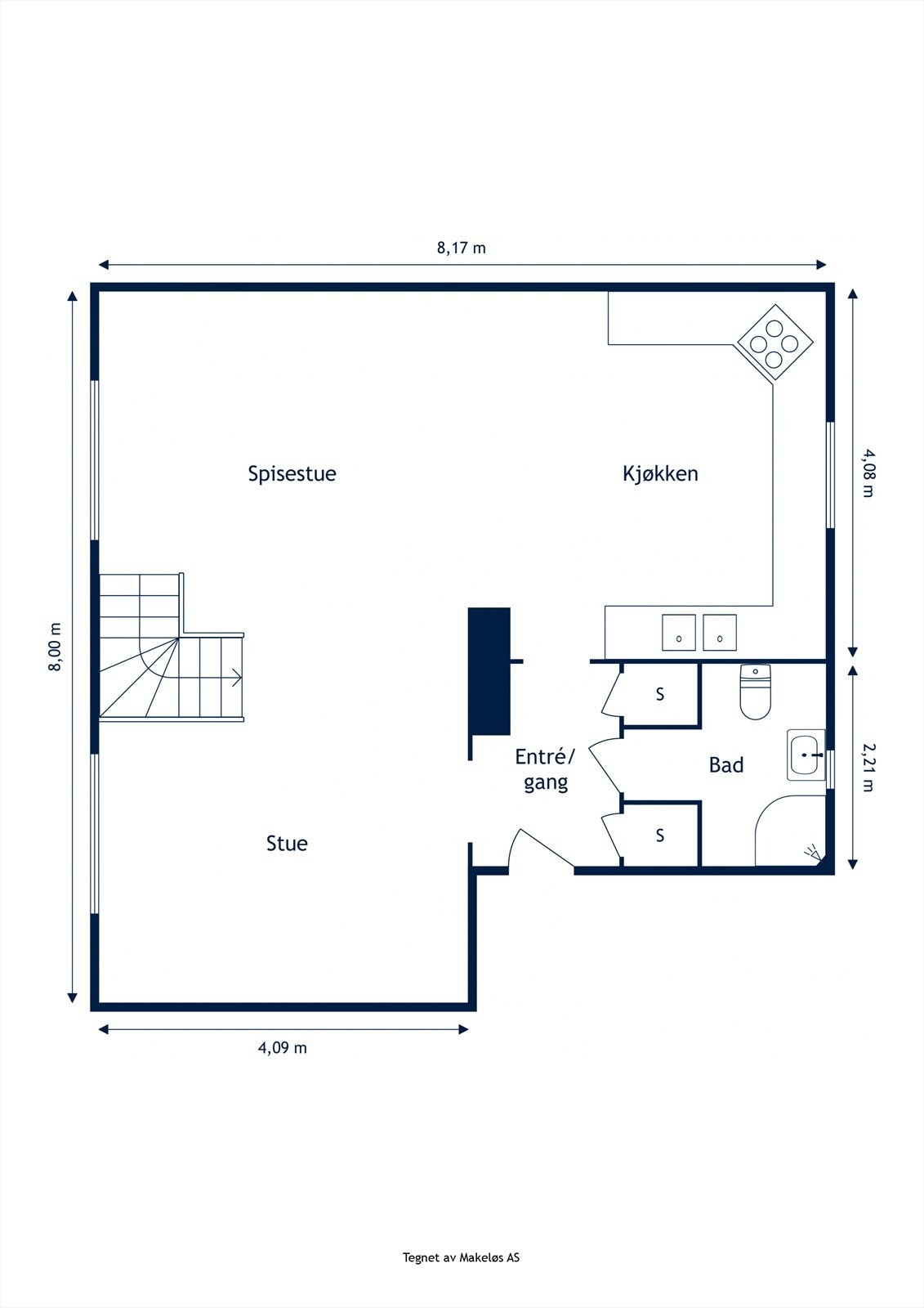 Plantegning 2. etasje. Galleribilde