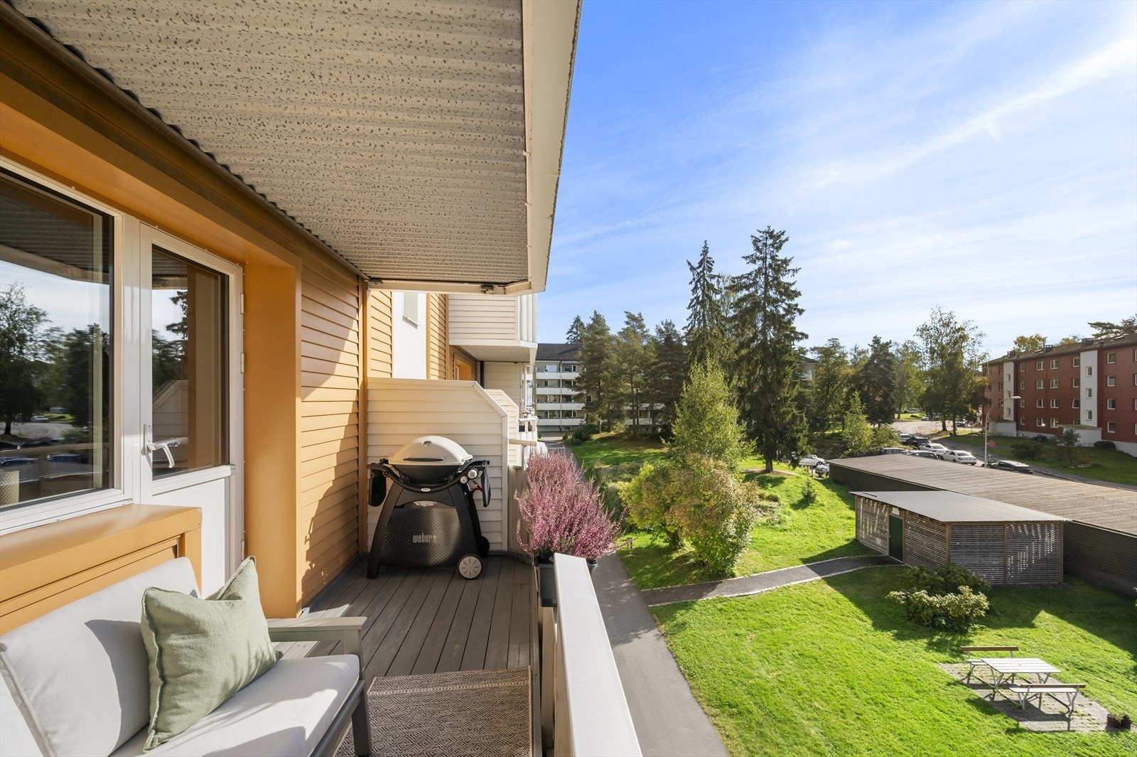 En romslig 2- roms med en solrik balkong på 7 kvm. Galleribilde