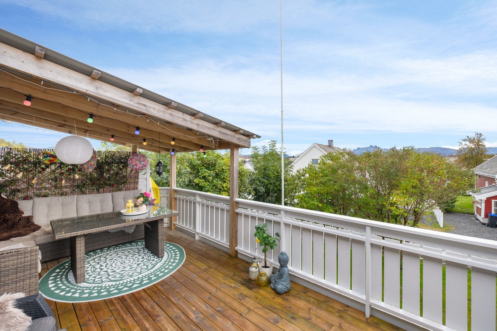 God plass for venner og familie på besøk Galleribilde