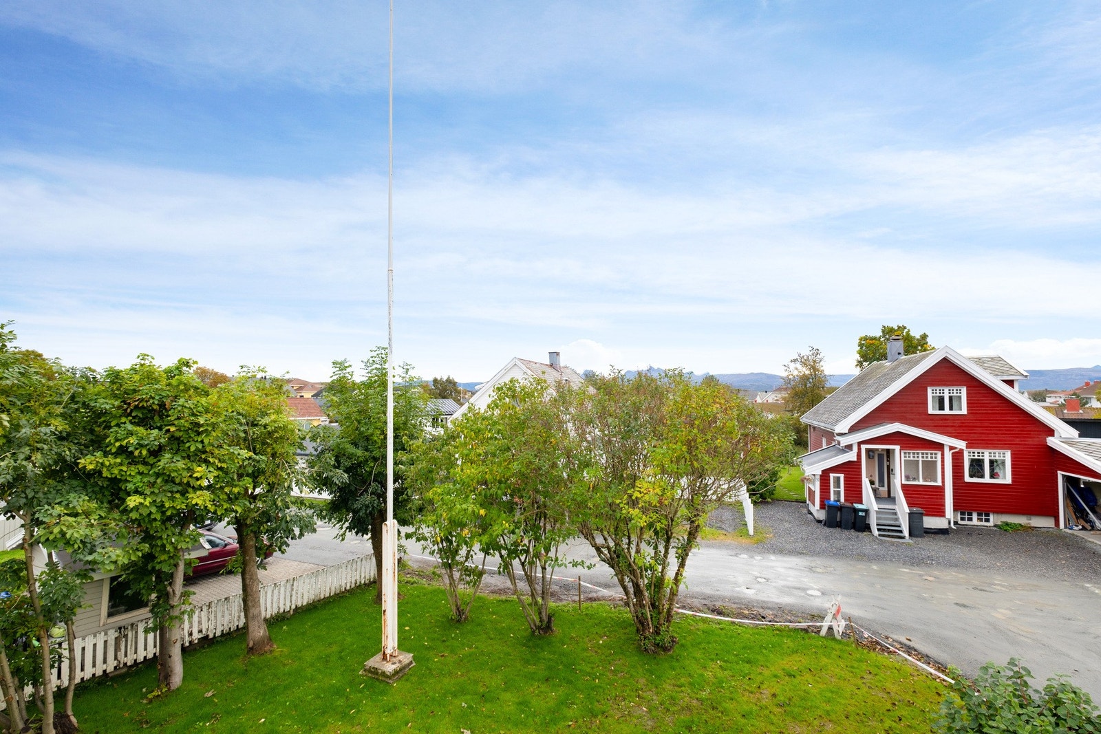 Utsikt fra balkong Galleribilde