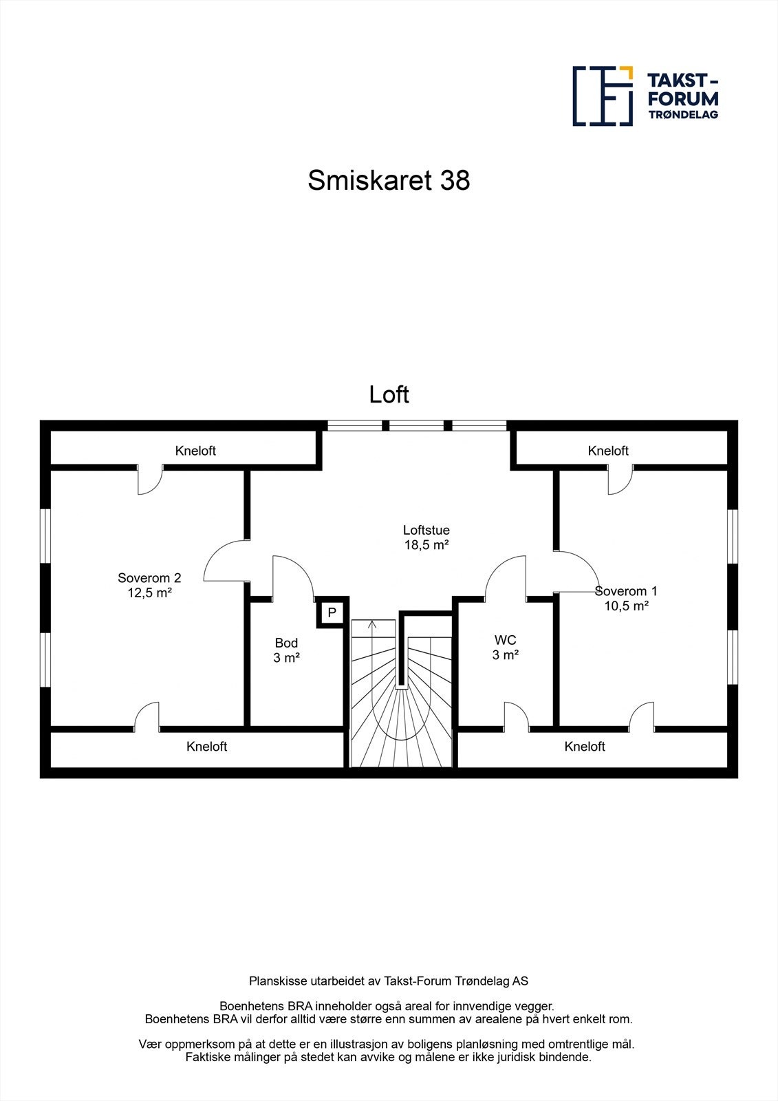 Plantegning Loft Galleribilde