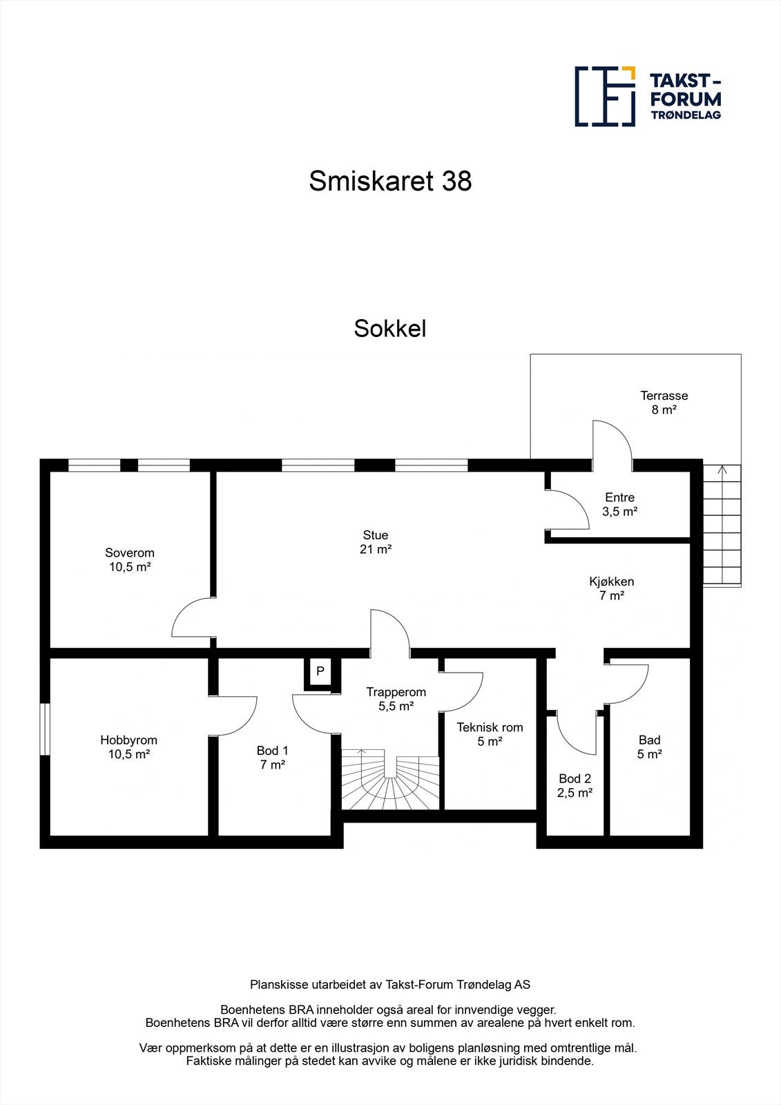 Plantegning Sokkel Galleribilde