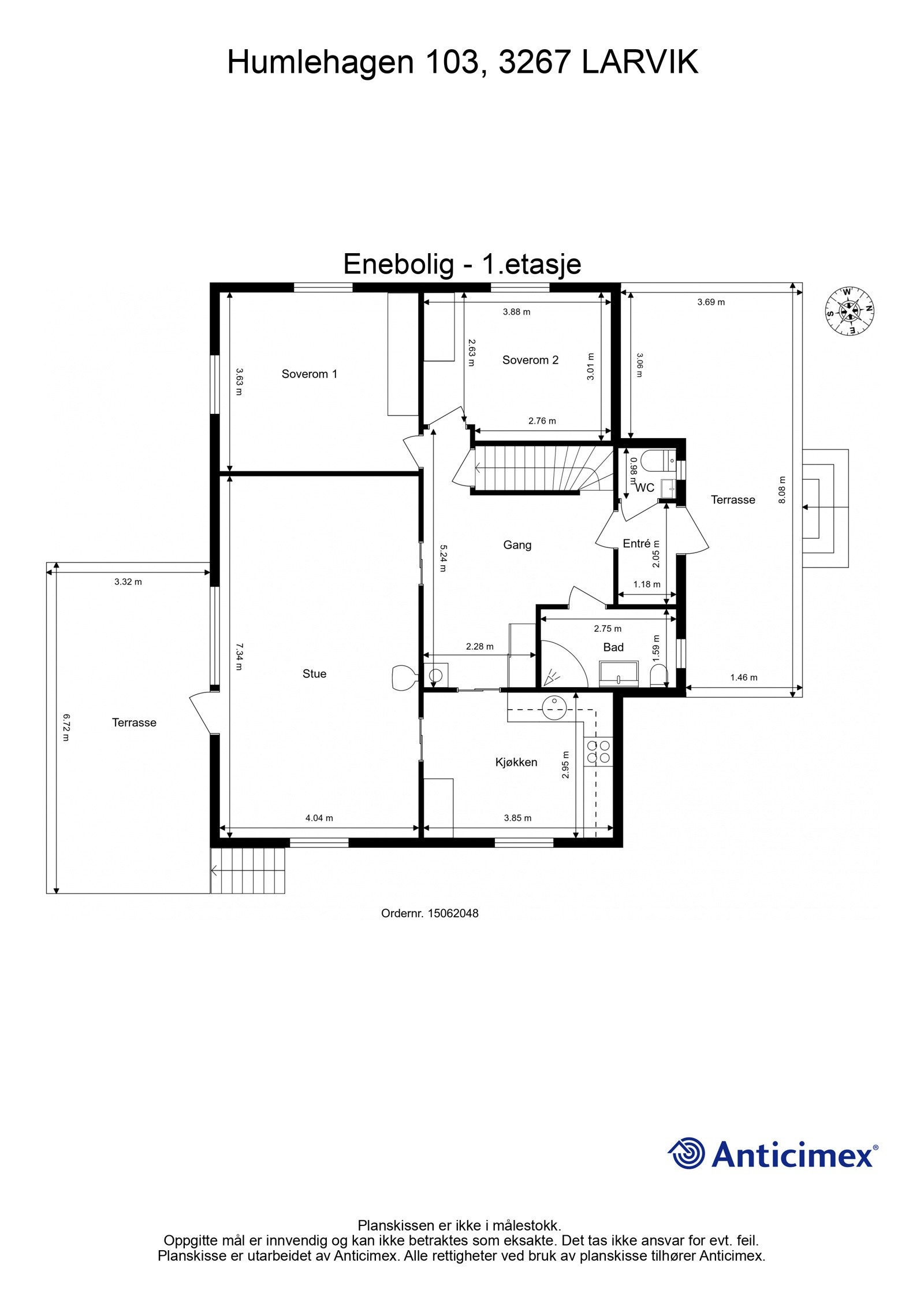 Plantegning 1. etasje. Galleribilde