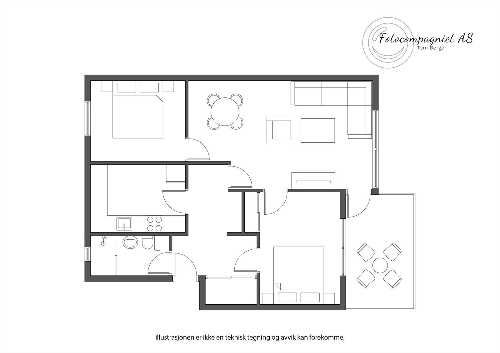 Plantegning Galleribilde