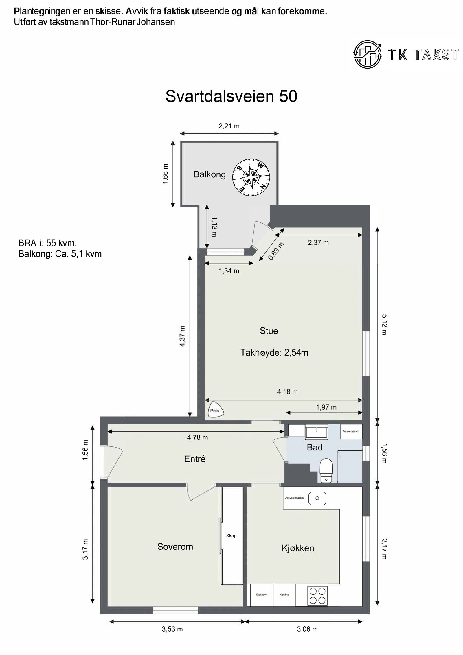Plantegning Galleribilde