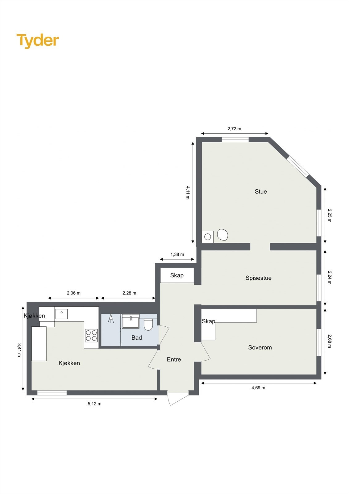 Plantegning. Galleribilde