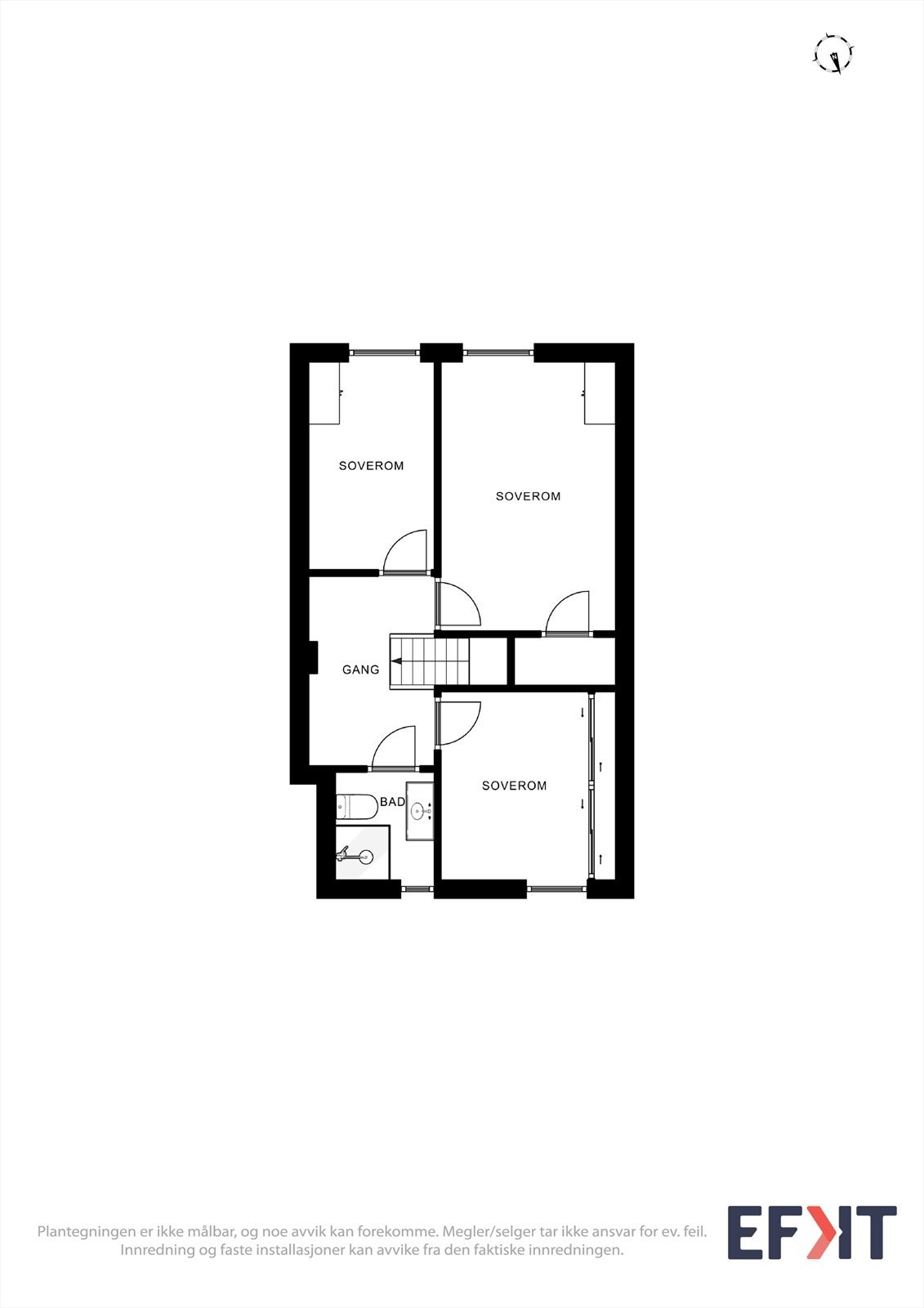 Plantegning 2. etasje Galleribilde