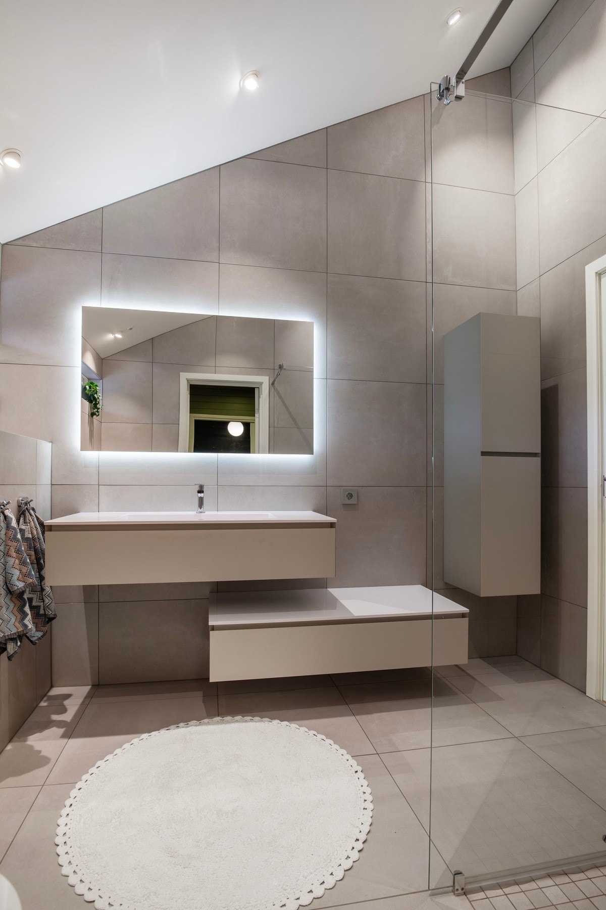 Badet ble pusset opp i 2019 og har fått TG1 av takstmann. Galleribilde