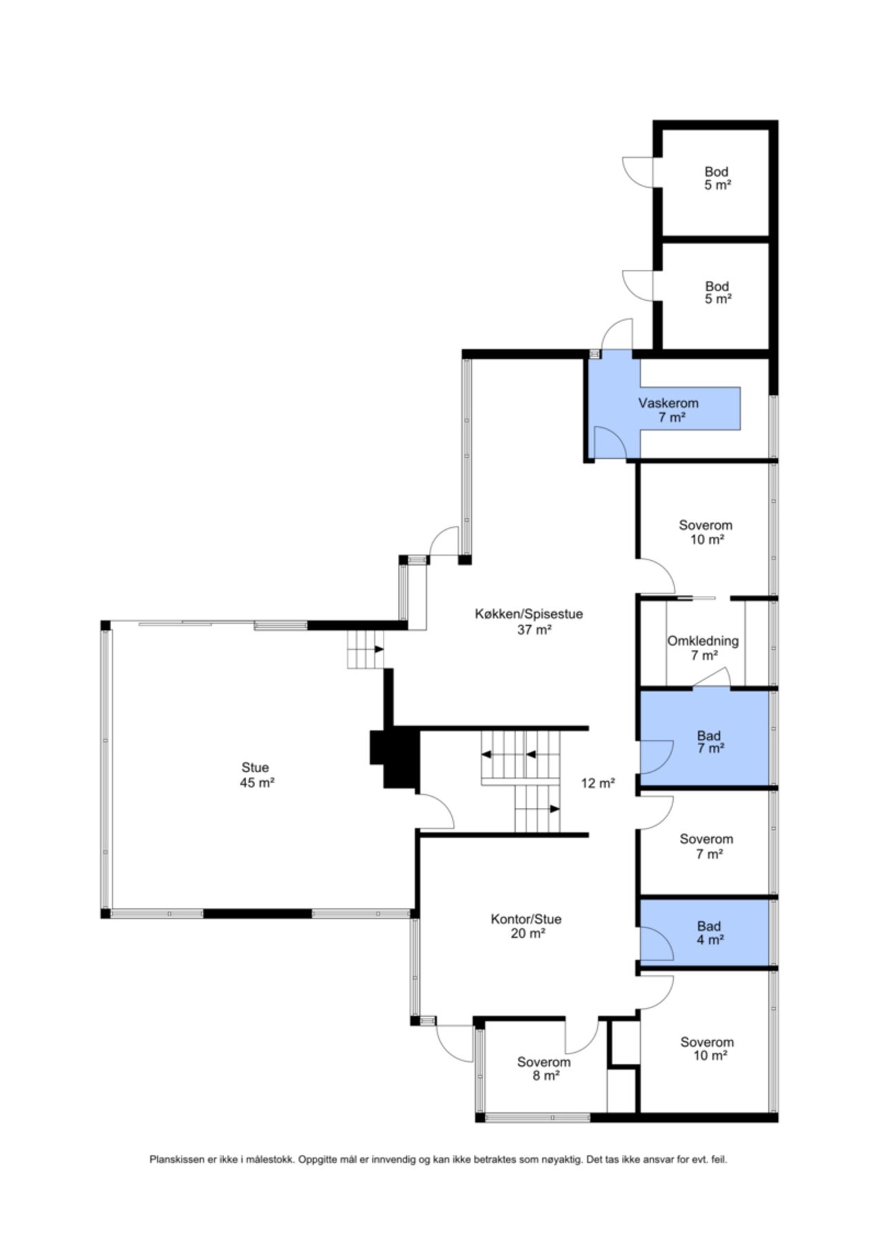 Planskisse 2.etasje. Galleribilde