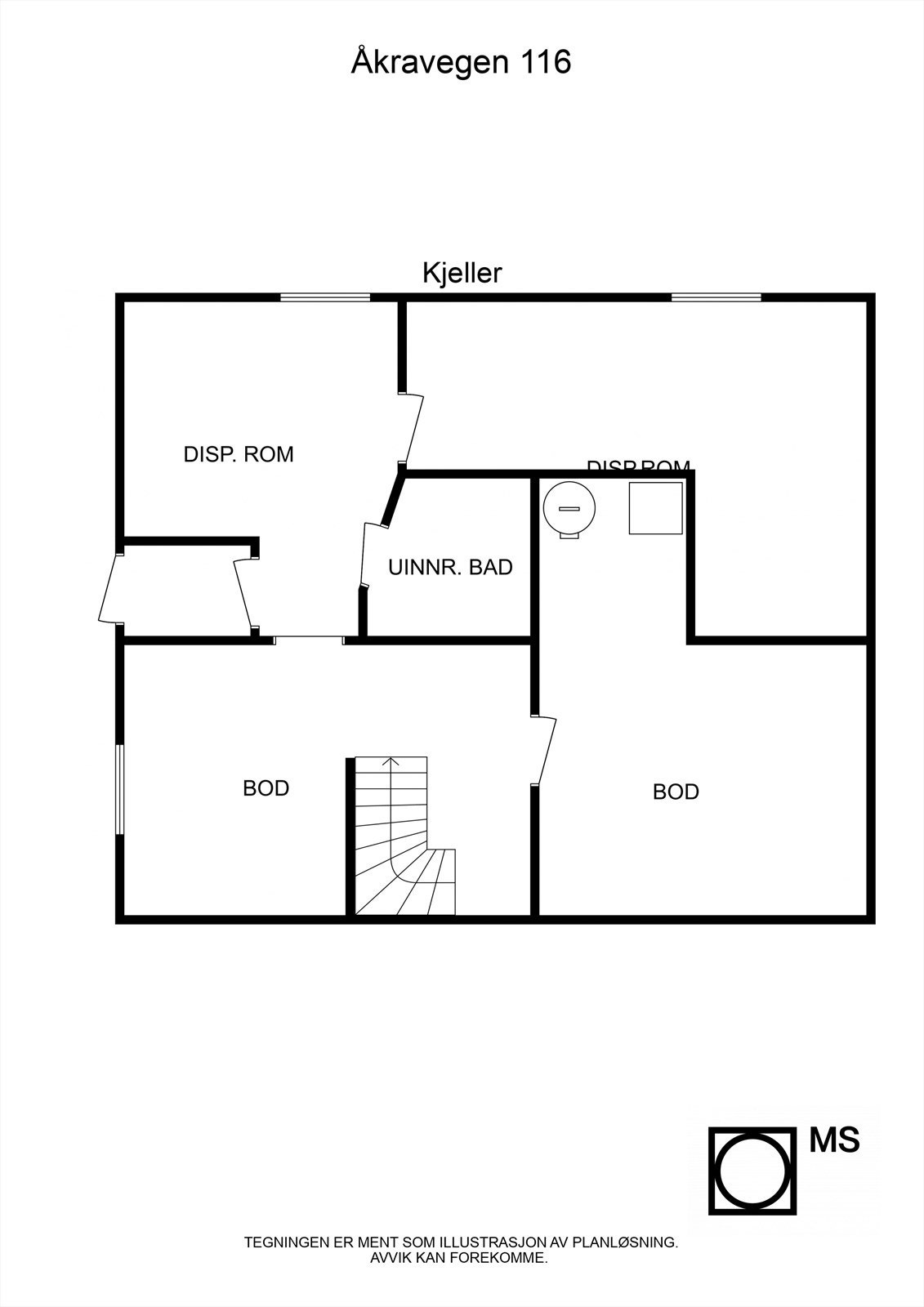 Planskisse Galleribilde