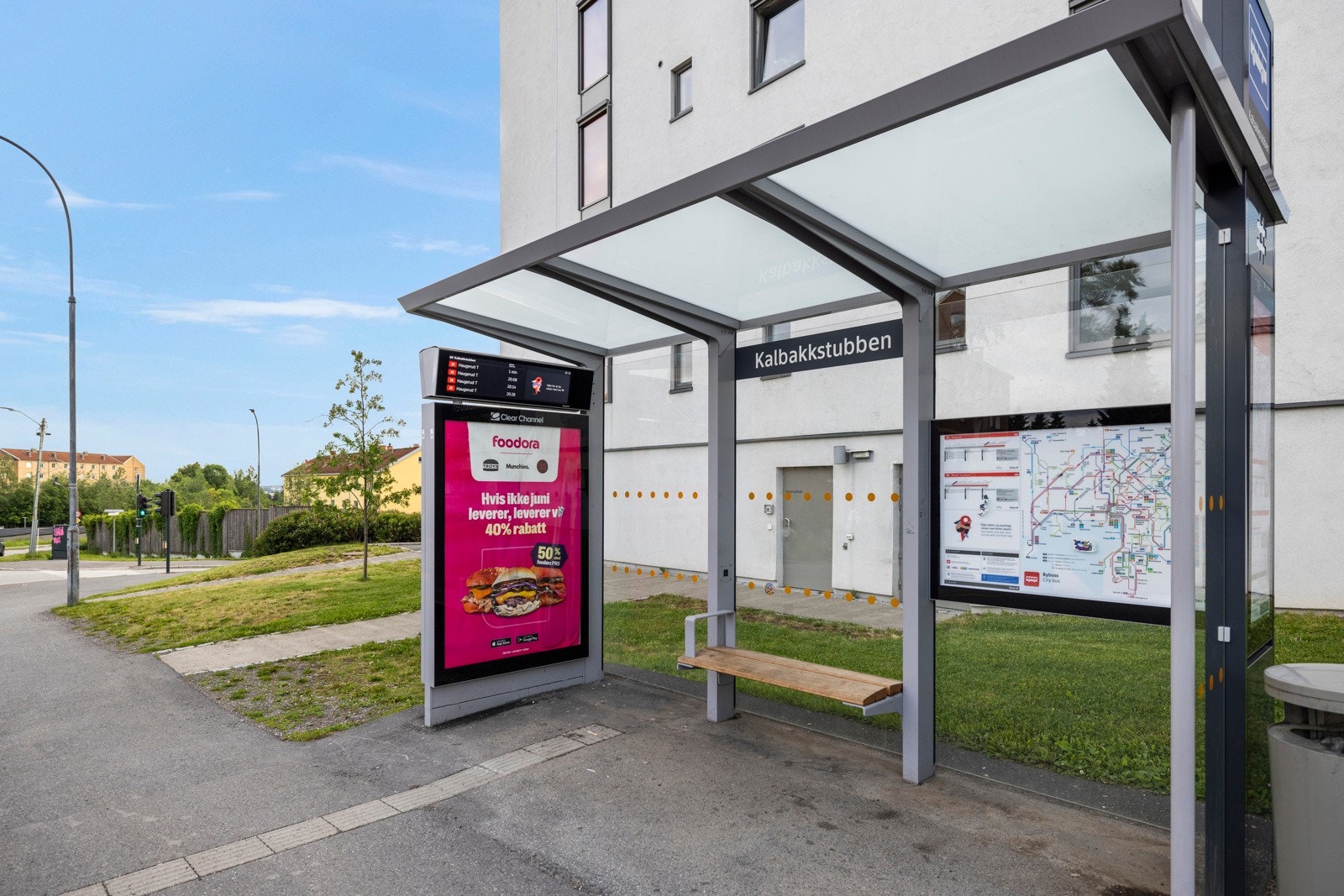 Nærmeste bussholdeplass er Kalbakkstubben Galleribilde