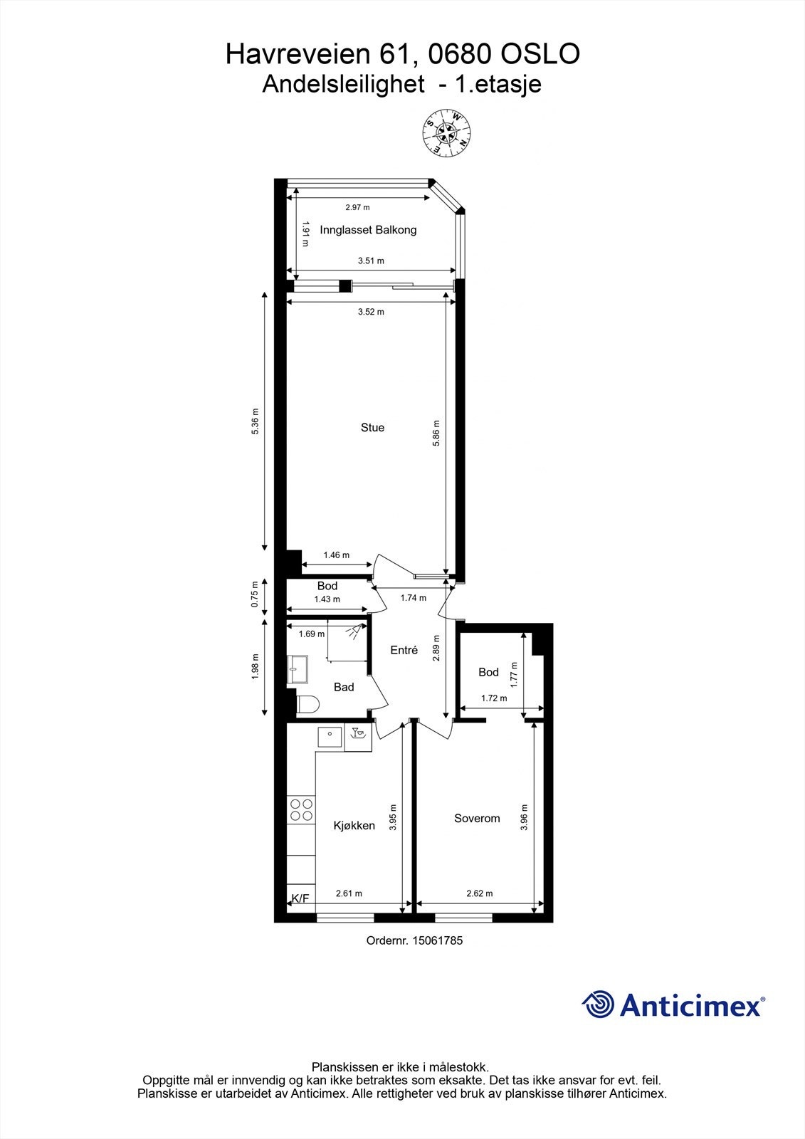 Plantegning Galleribilde