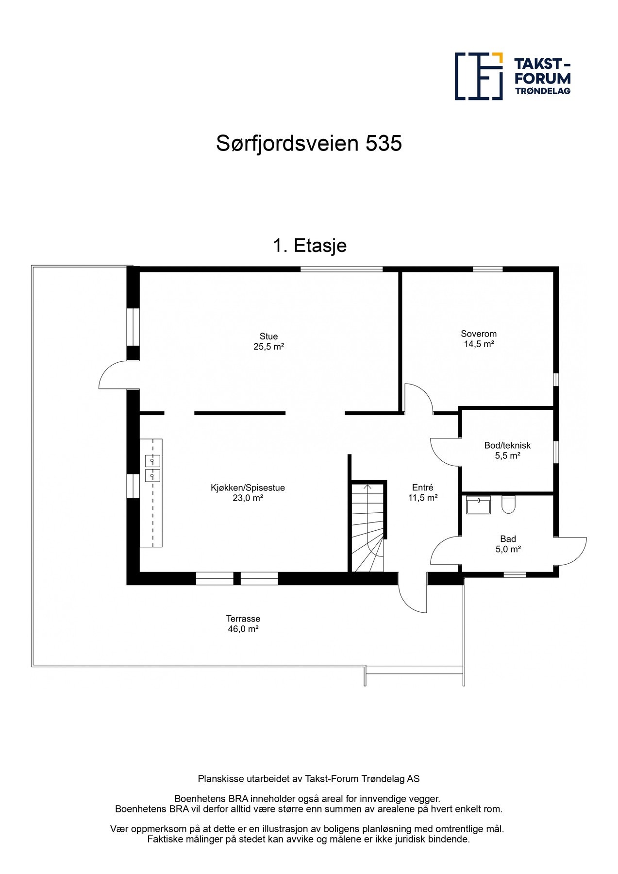 Plantegning 1.etasje. Galleribilde