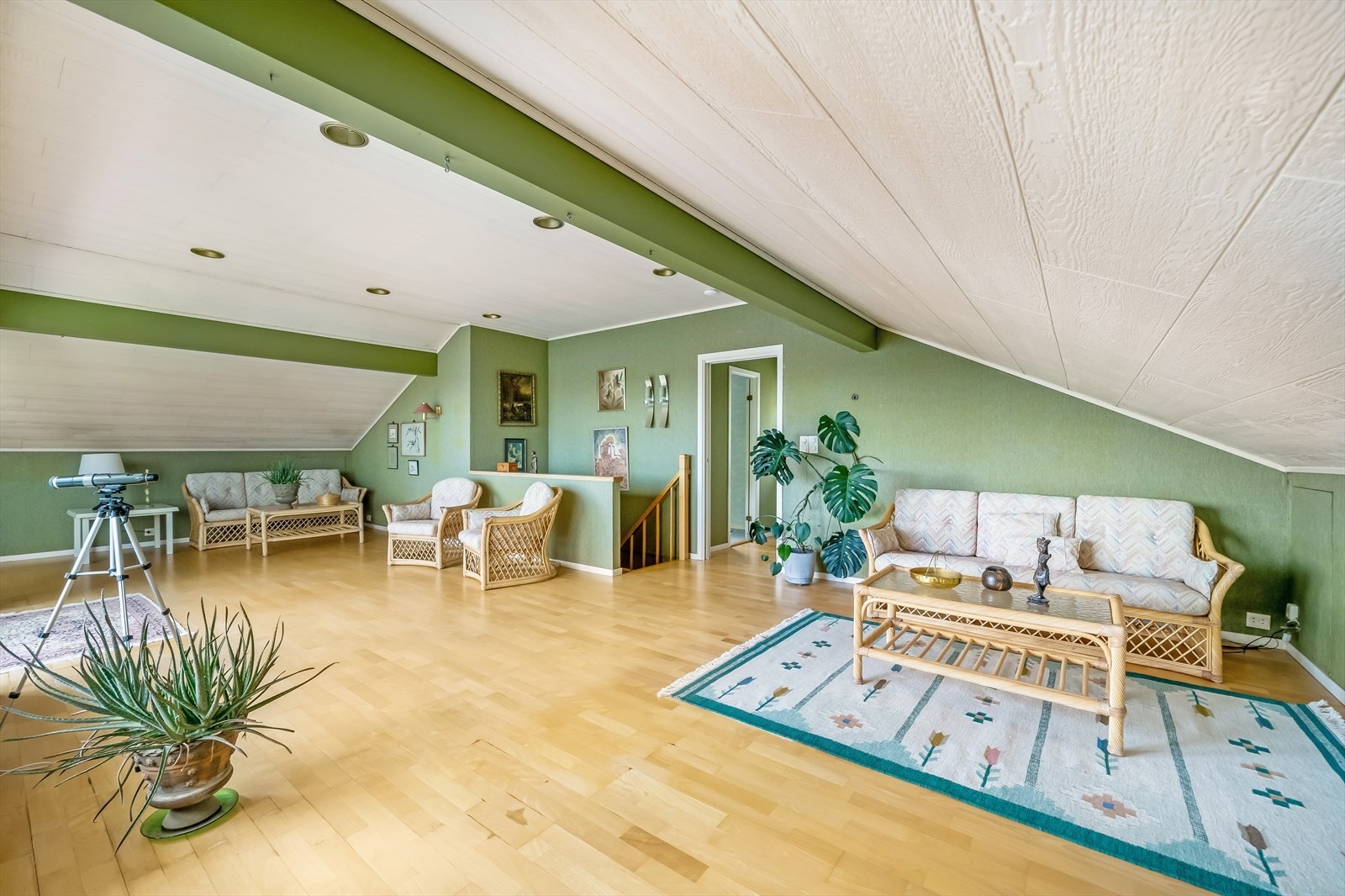 Loftstuen har flere bruksmuligheter. Galleribilde