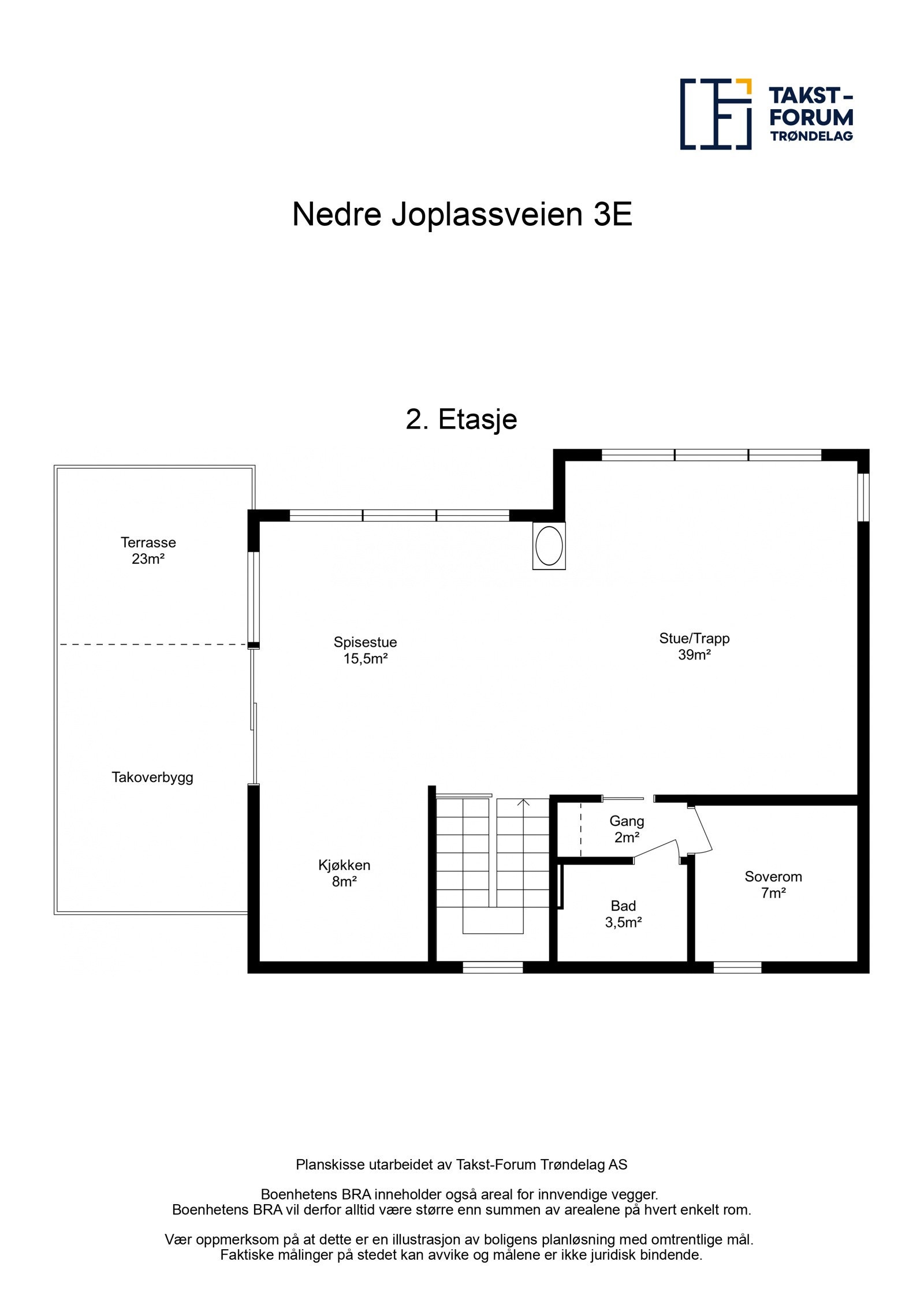 Planskisse 2.etasje Galleribilde