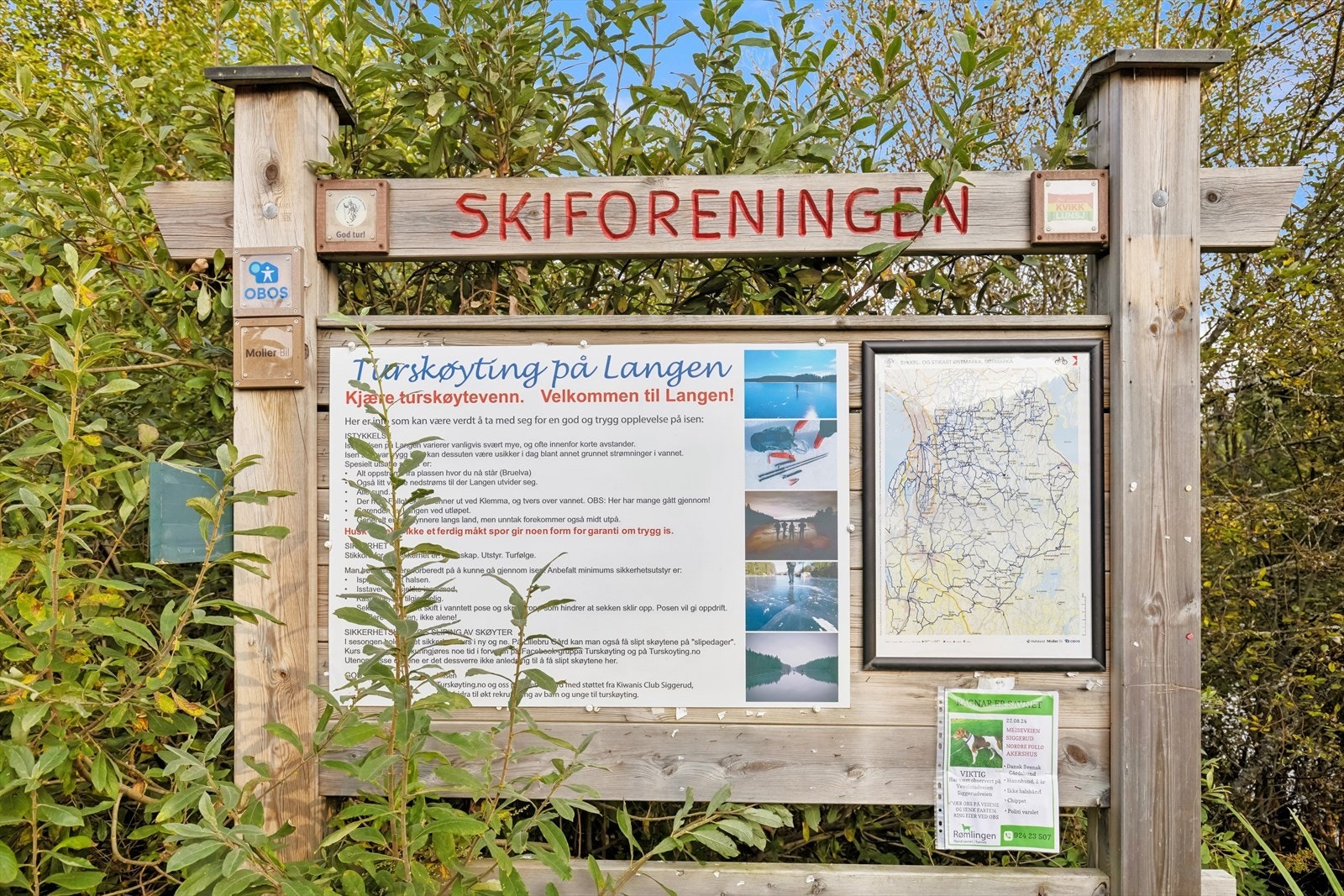 Siggerud er et tettsted som ligger omtrent åtte kilometer øst for Kolbotn og ca. elleve kilometer nord for Ski. Det er ca. 4 km til Siggerud sentrum. Ca. 15 min gange til bussforbindelse Oslo/Ski. Ca. 20 min kjøring til Oslo/Ski. Galleribilde