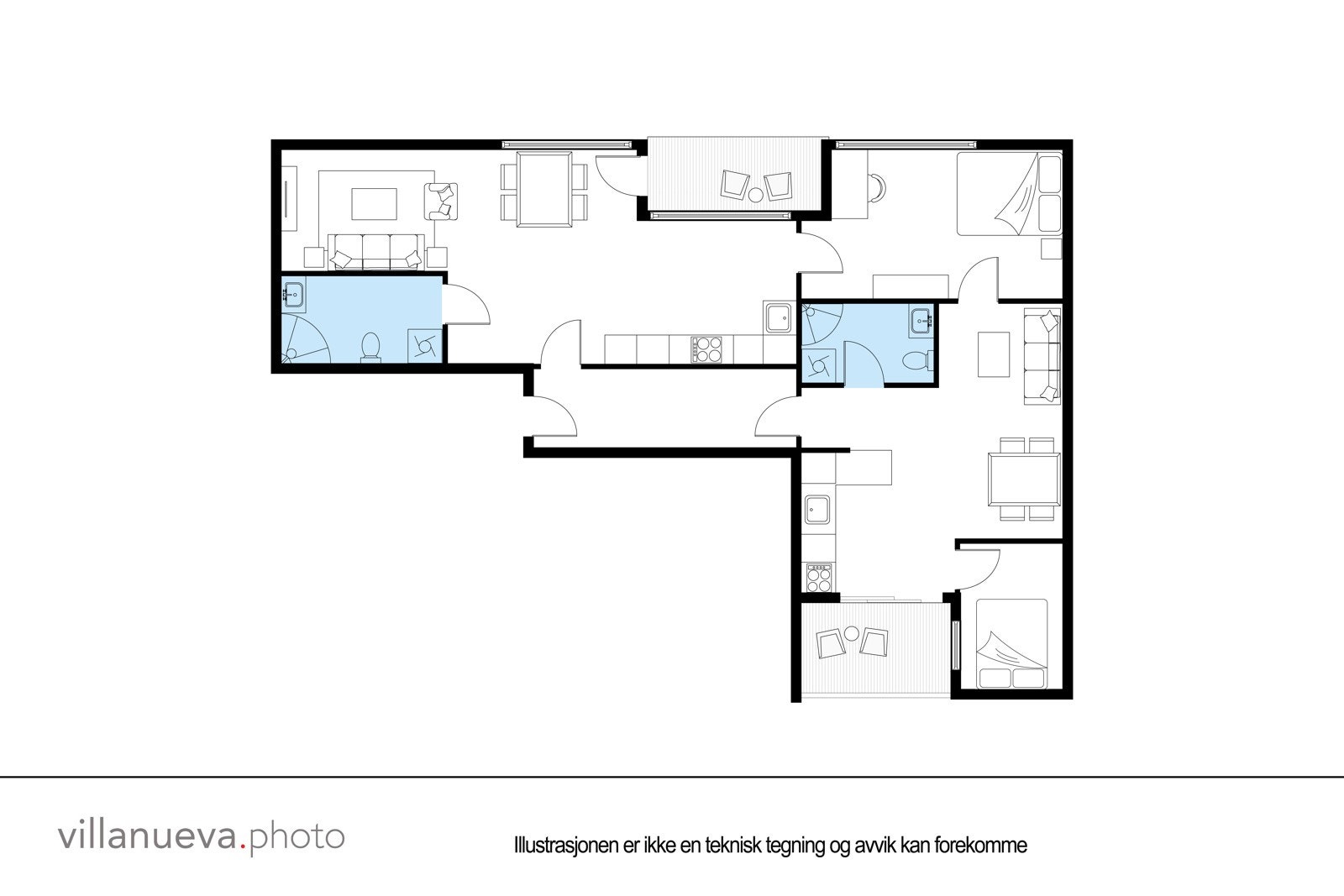 Plantegning - ikke målbar. Galleribilde