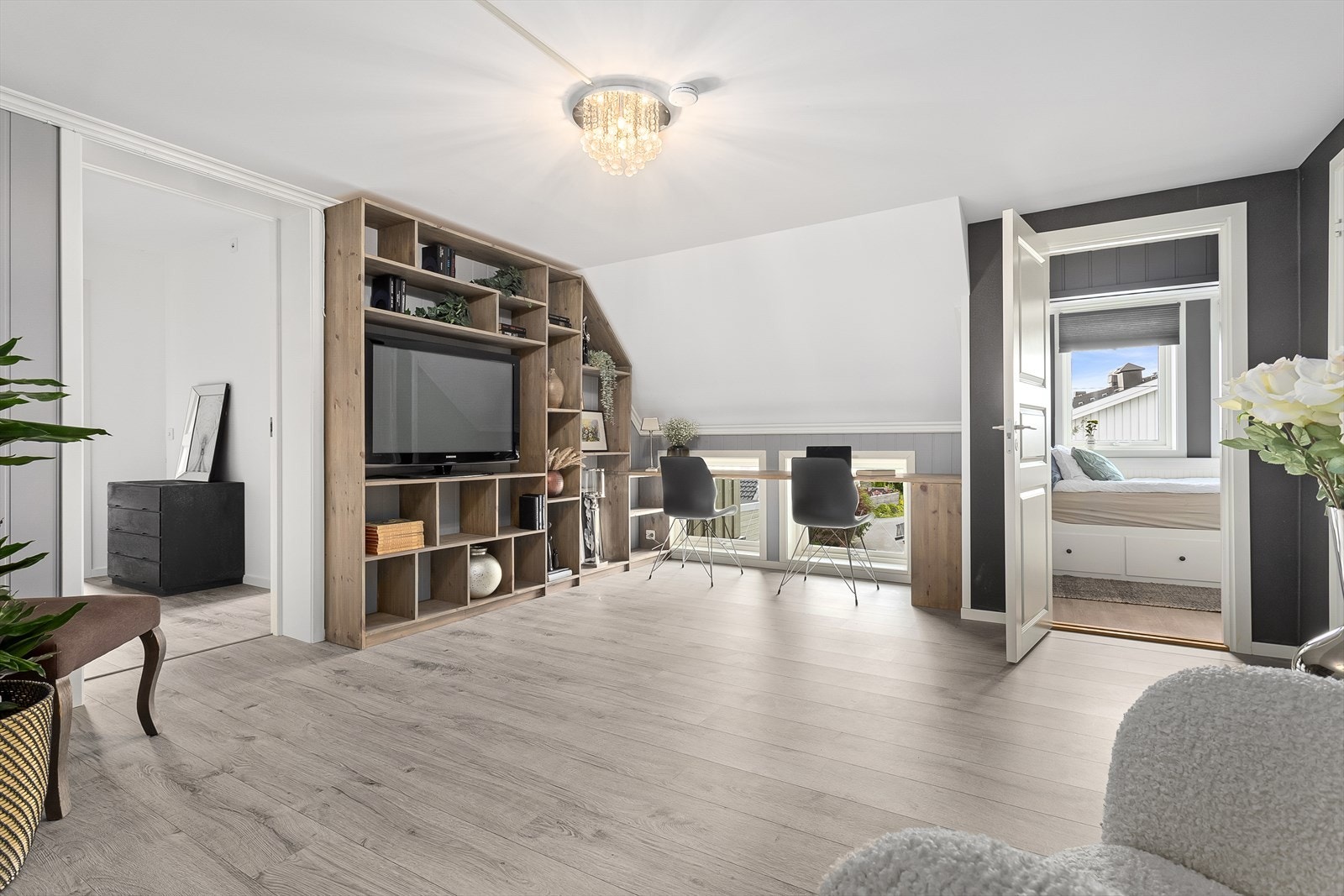 En plass en kan trekke seg tilbake når det krangles om fjernkontrollen Galleribilde