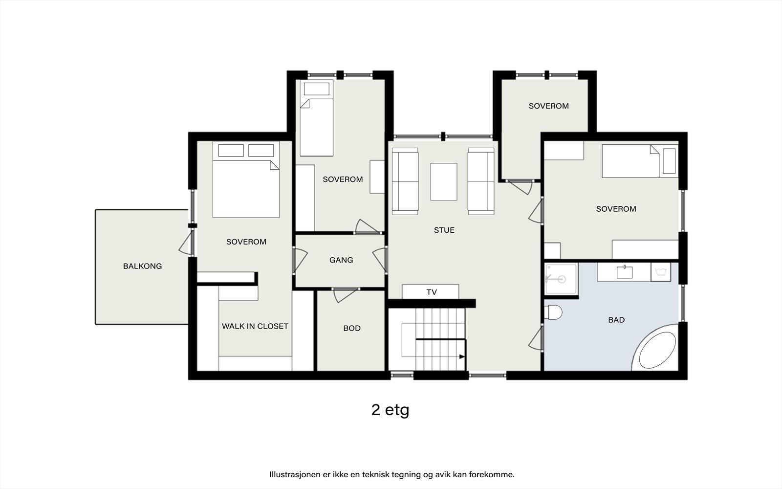 2. etasje Galleribilde