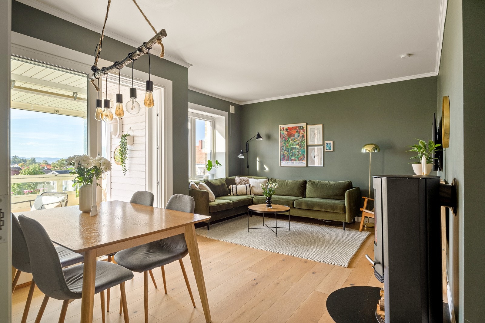 Attraktiv og gjennomgående 3-roms sentralt på Ekeberg Galleribilde