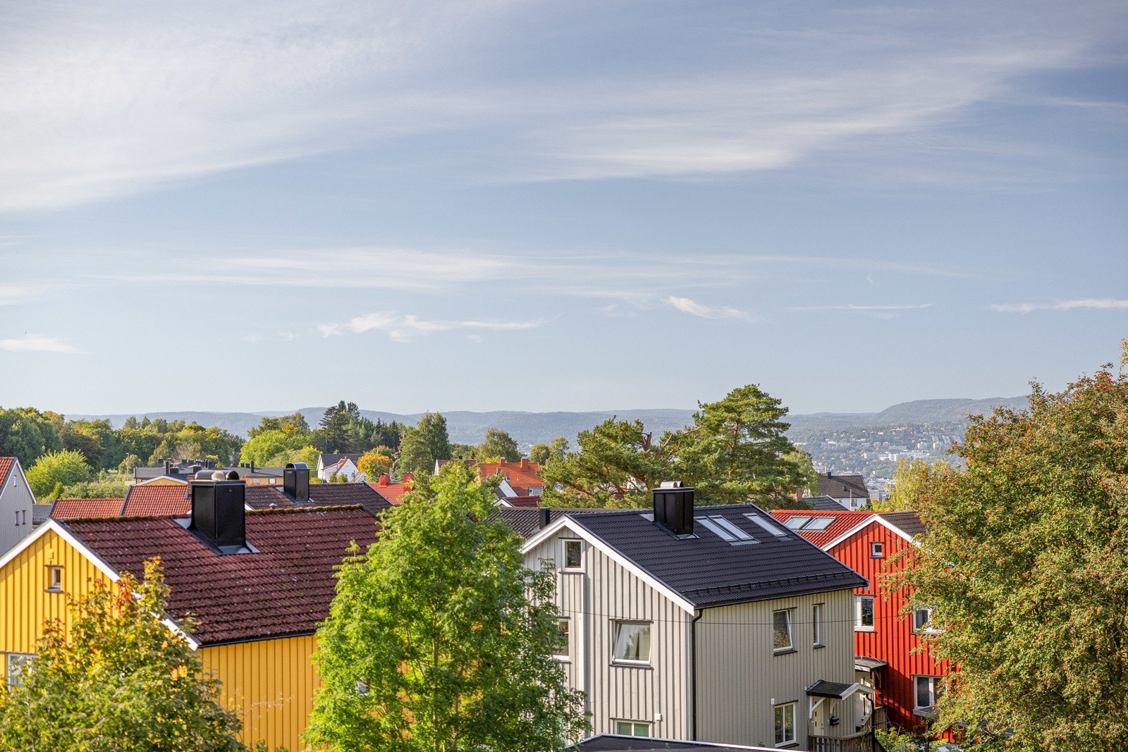 Høyt og fritt med pen utsikt Galleribilde