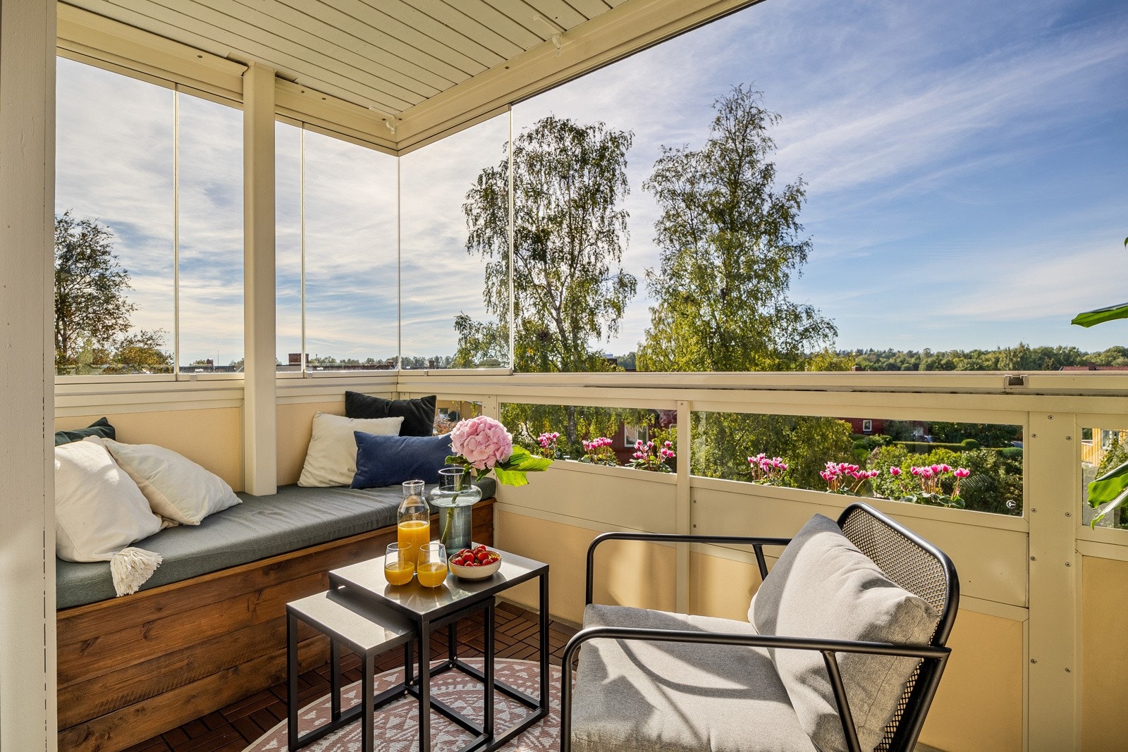 Her får du solen store deler av dagen, og du kommer garantert til å nyte varme sommerdager her Galleribilde