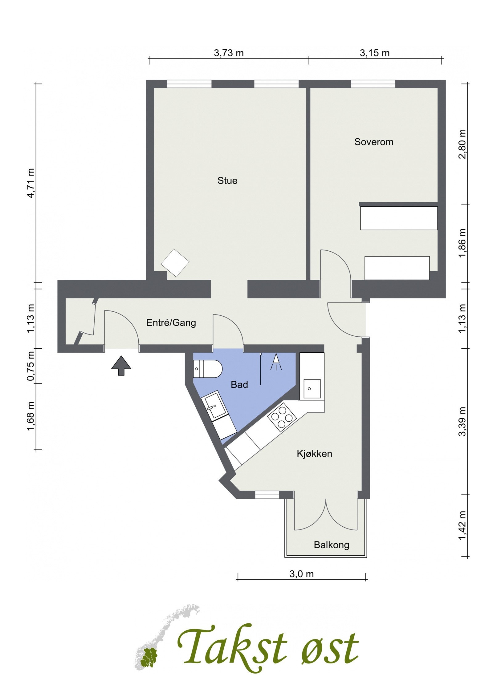 Dagens planløsning. Galleribilde